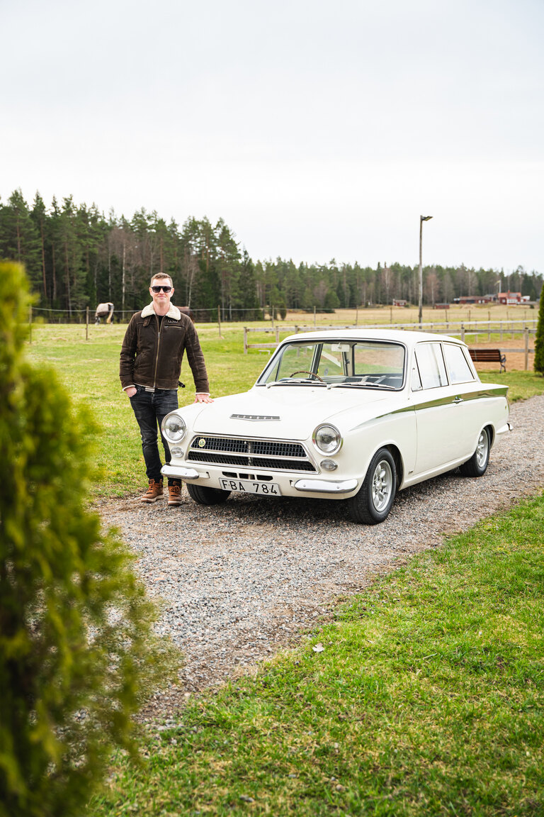Exteriörbild på 1963 Ford Cortina Lotus