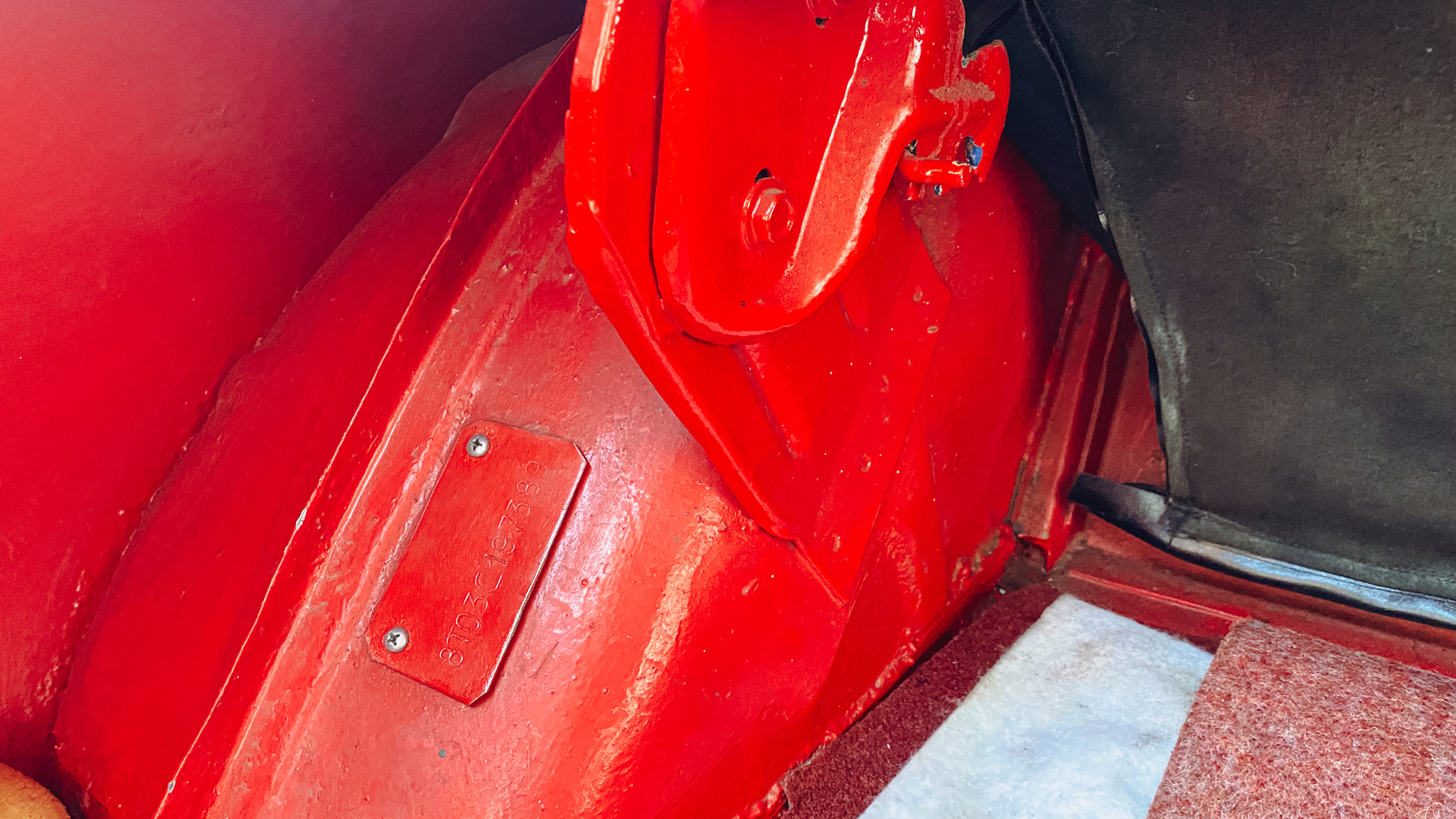 Interiörbild 1968 Ford Mustang 302ci Cabriolet (42)