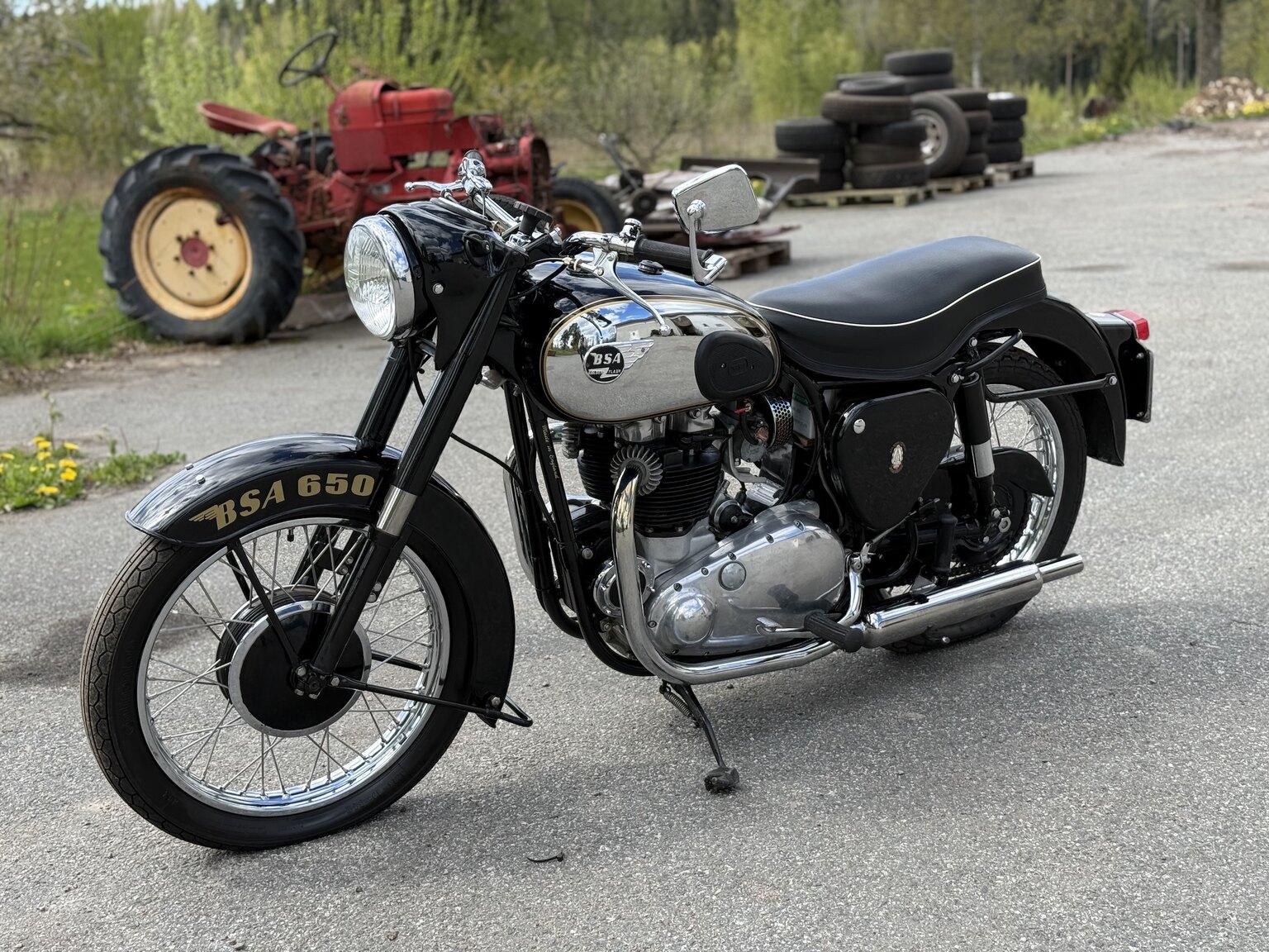 Exterior image of 1956 BSA 650 Golden Flash