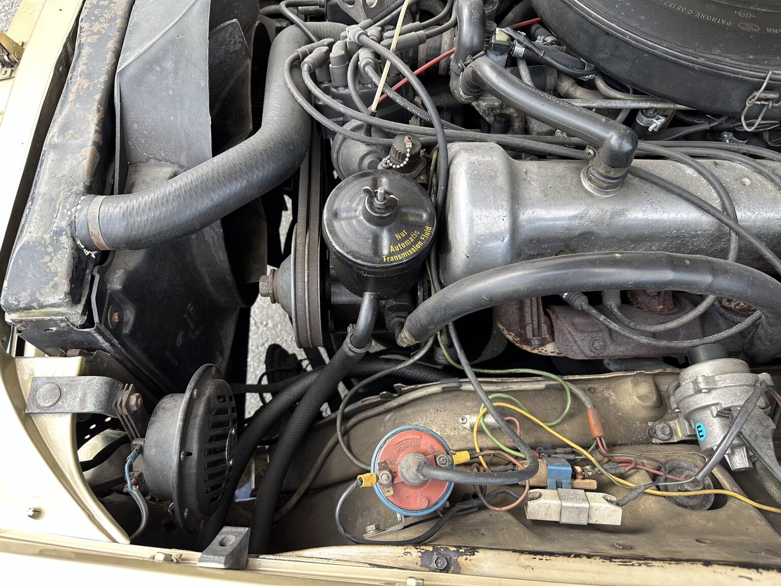 1974 Mercedes benz 450 SL, Mekanik