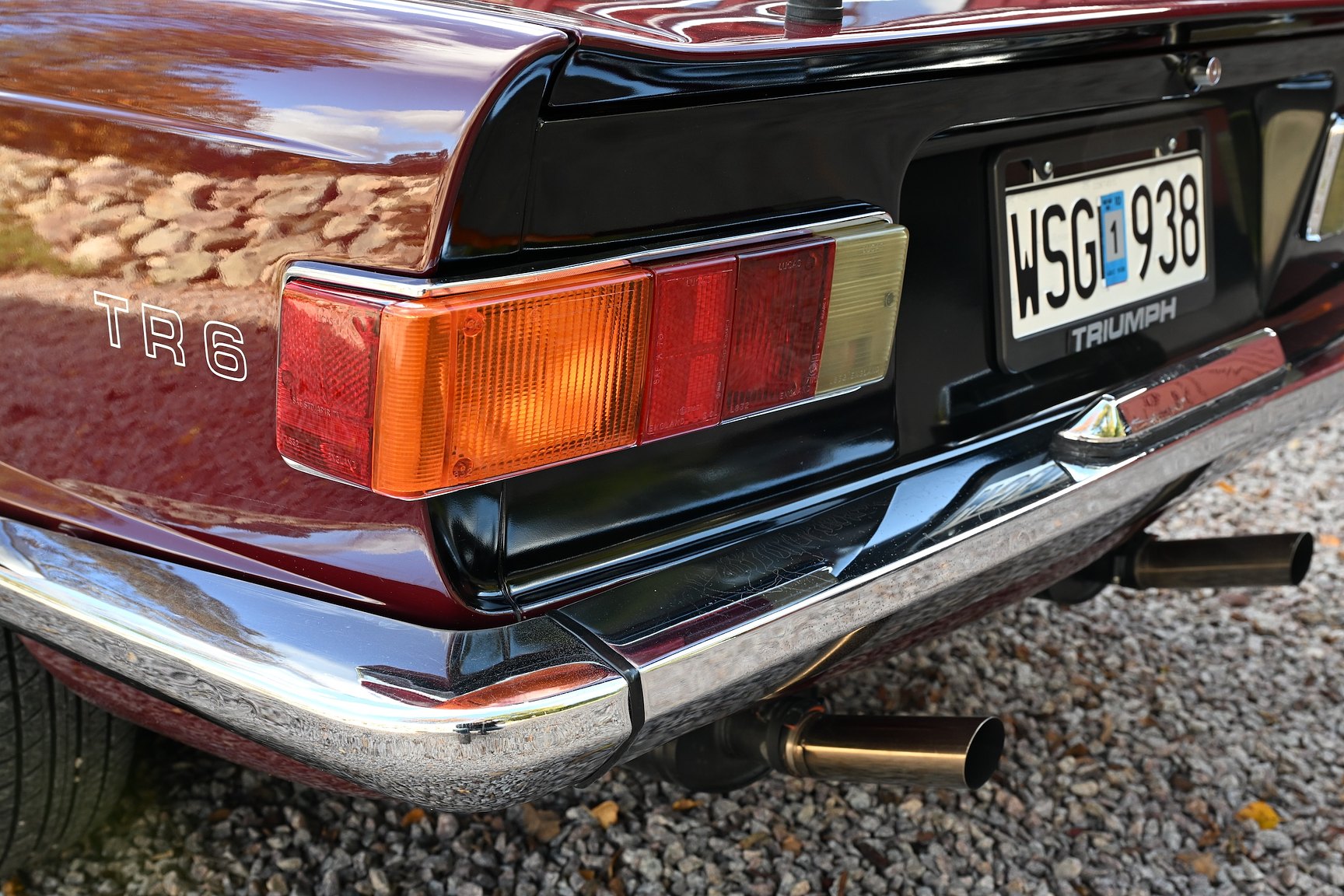 Exterior image of 1971 Triumph TR6