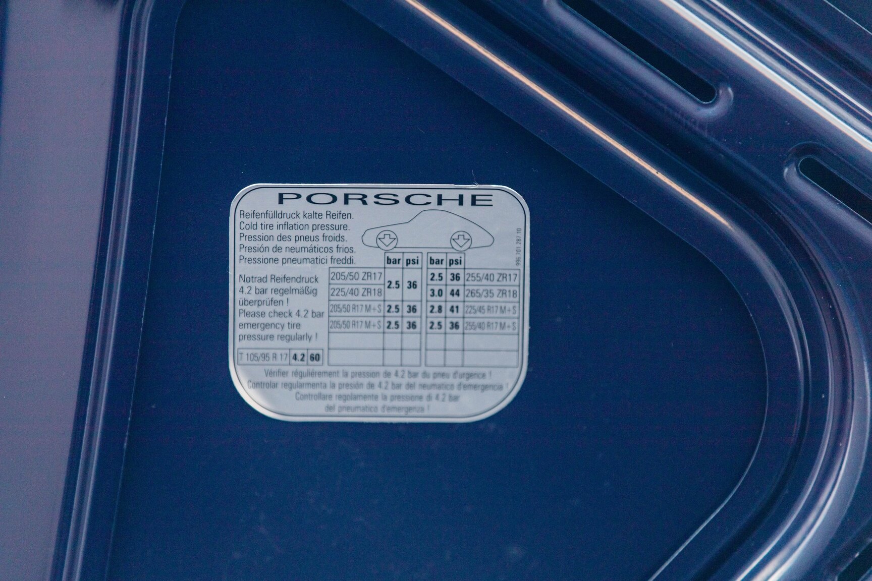 Interiörbild 1999 Porsche 911 Carrera Cabriolet