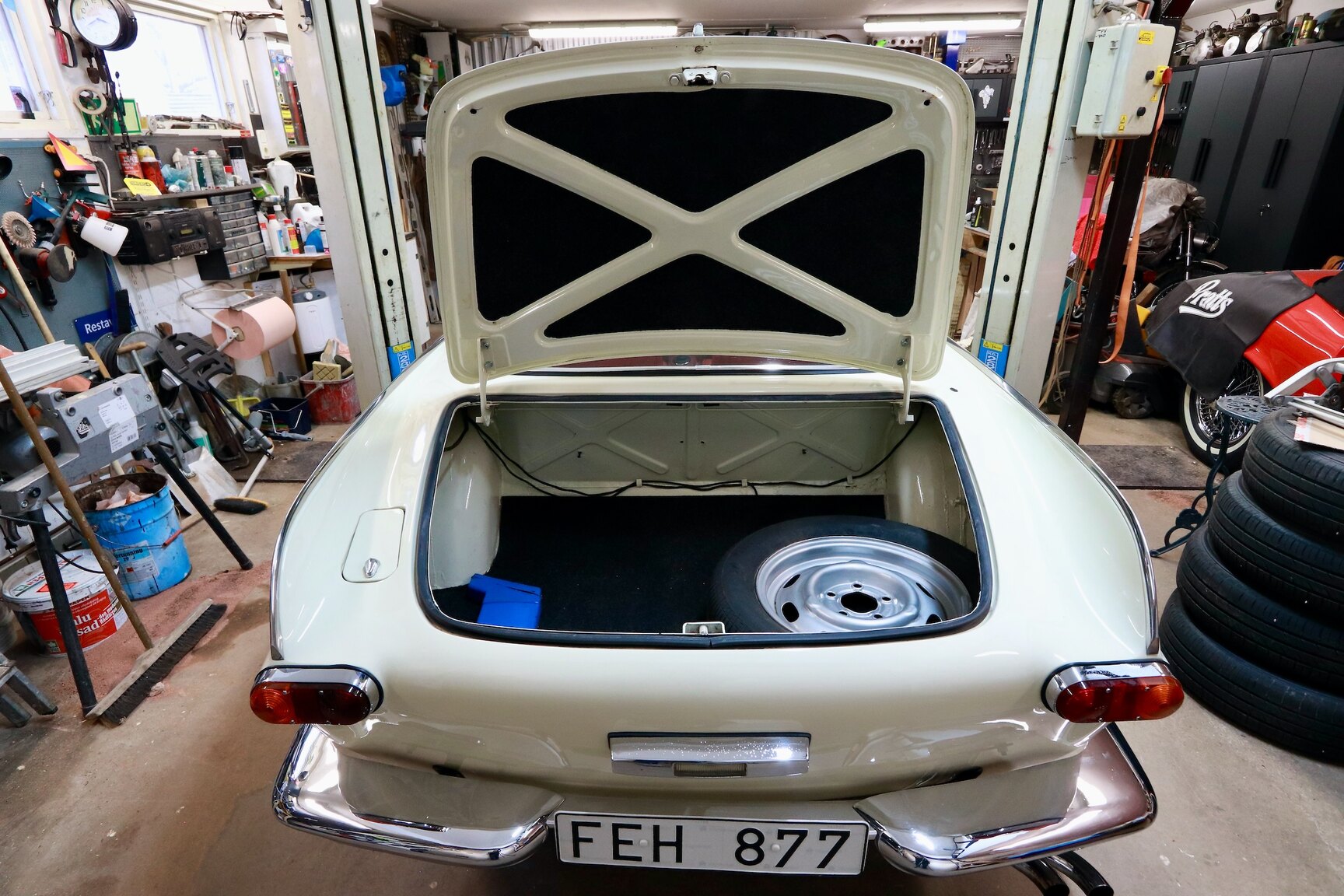 Innenraumfoto von 1964 Volvo P 1800S