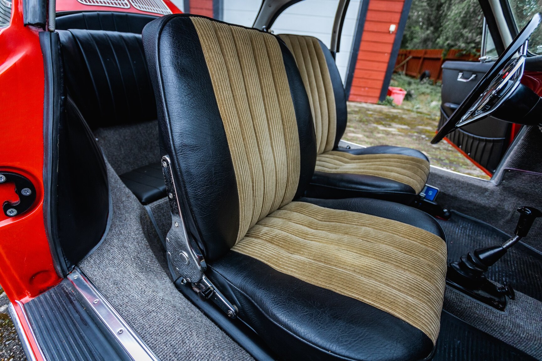 Interior image of 1962 Porsche 356 BT6 "Notchback"