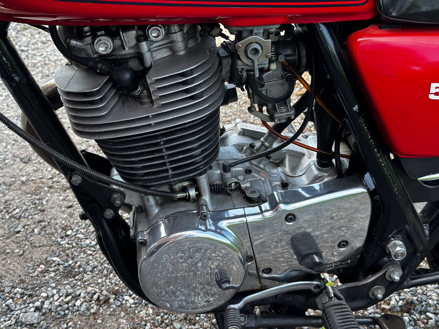 Image of 1979 Yamaha SR500 mechanics