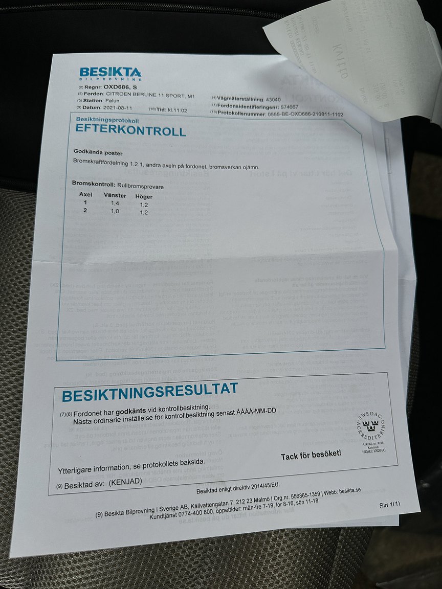 Documentation for 1951 Citroën Berline 11 Sport