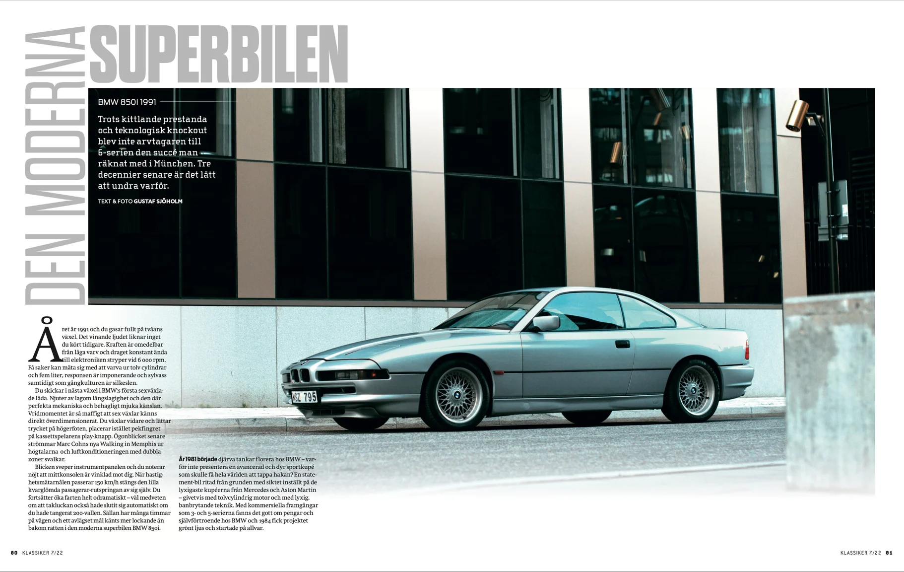 Image of 1991 BMW 850i 6-växlad manuell (1) miscellaneous