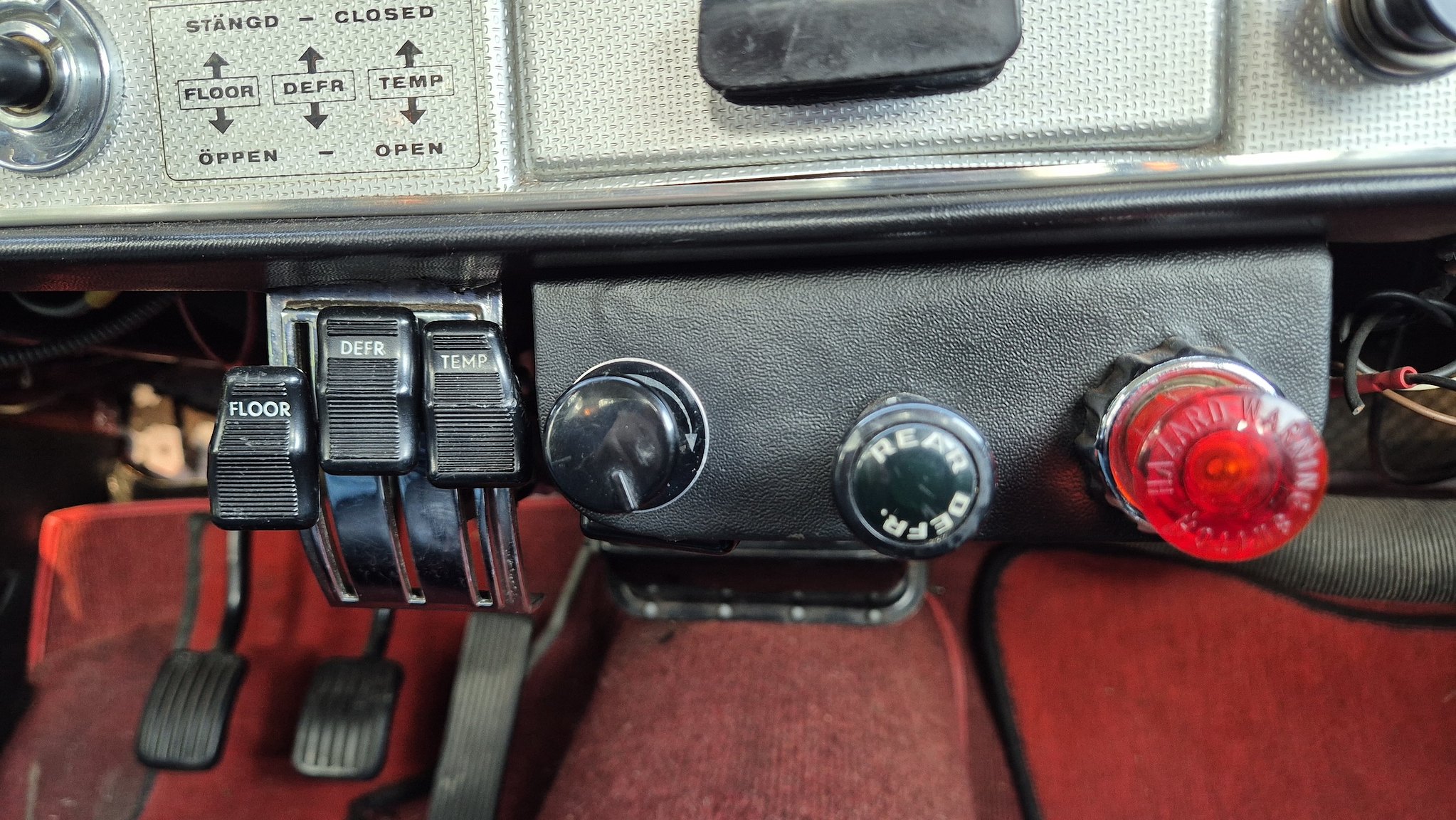 Interiörbild 1968 Volvo P1800S