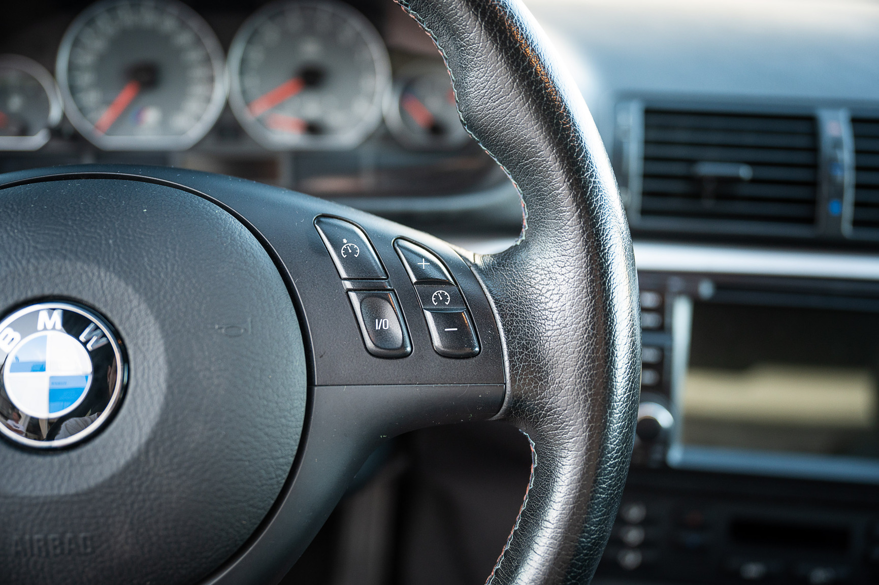 Interiörbild 2005 BMW M3 E46 manuell