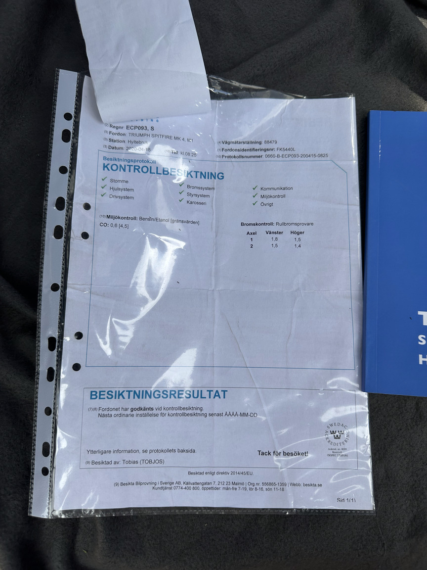 Dokumentation, 1971 Triumph Spitfire MK4 (2)