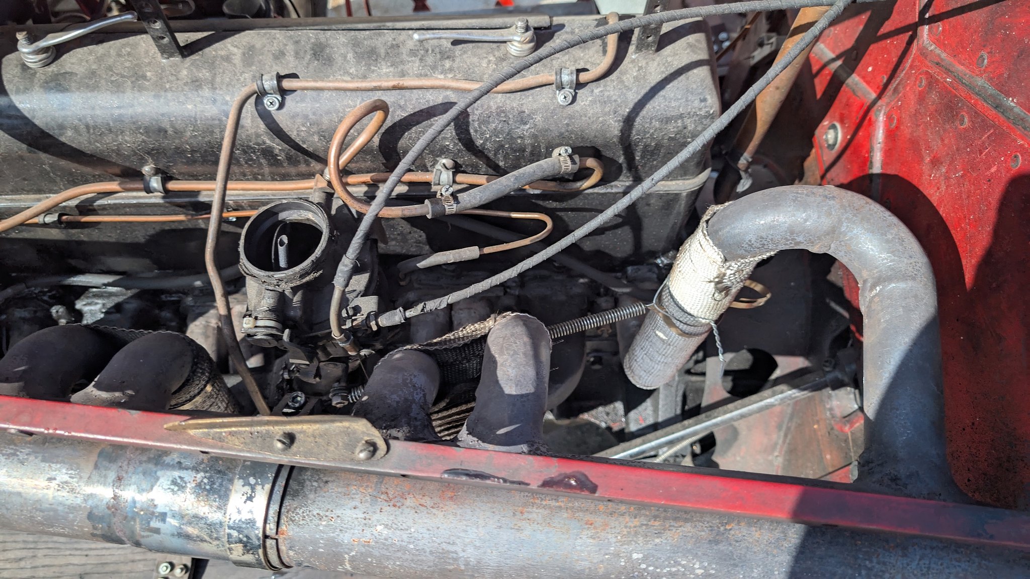Image of 1929 FIAT 321C (521c) "Flying Fiona" mechanics