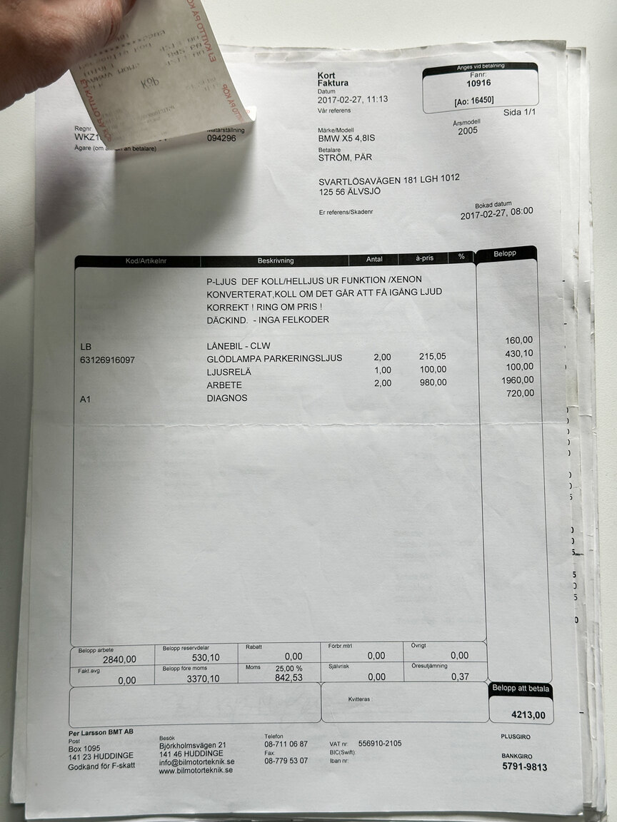 Documentation for 2005 BMW X5 4.8iS E53 LCI