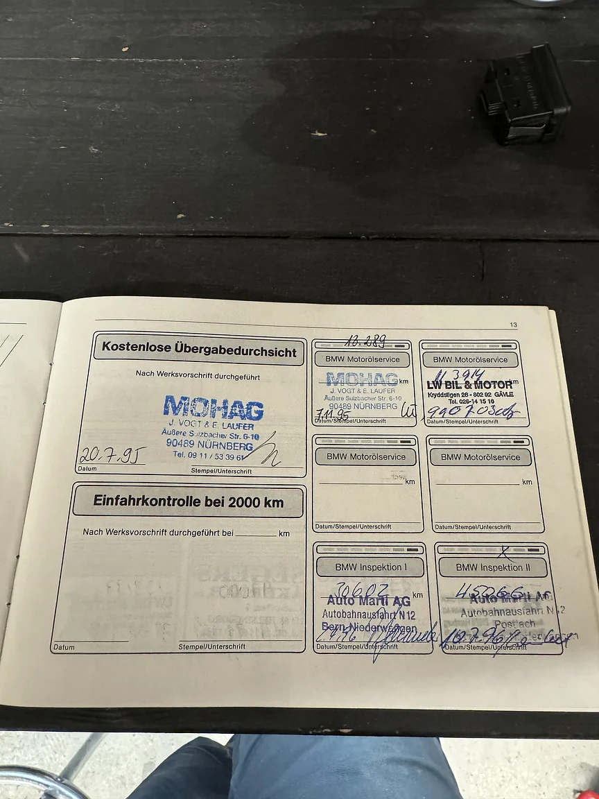 Dokumentation för 1996 BMW 740 iA - NO RESERVE (4)