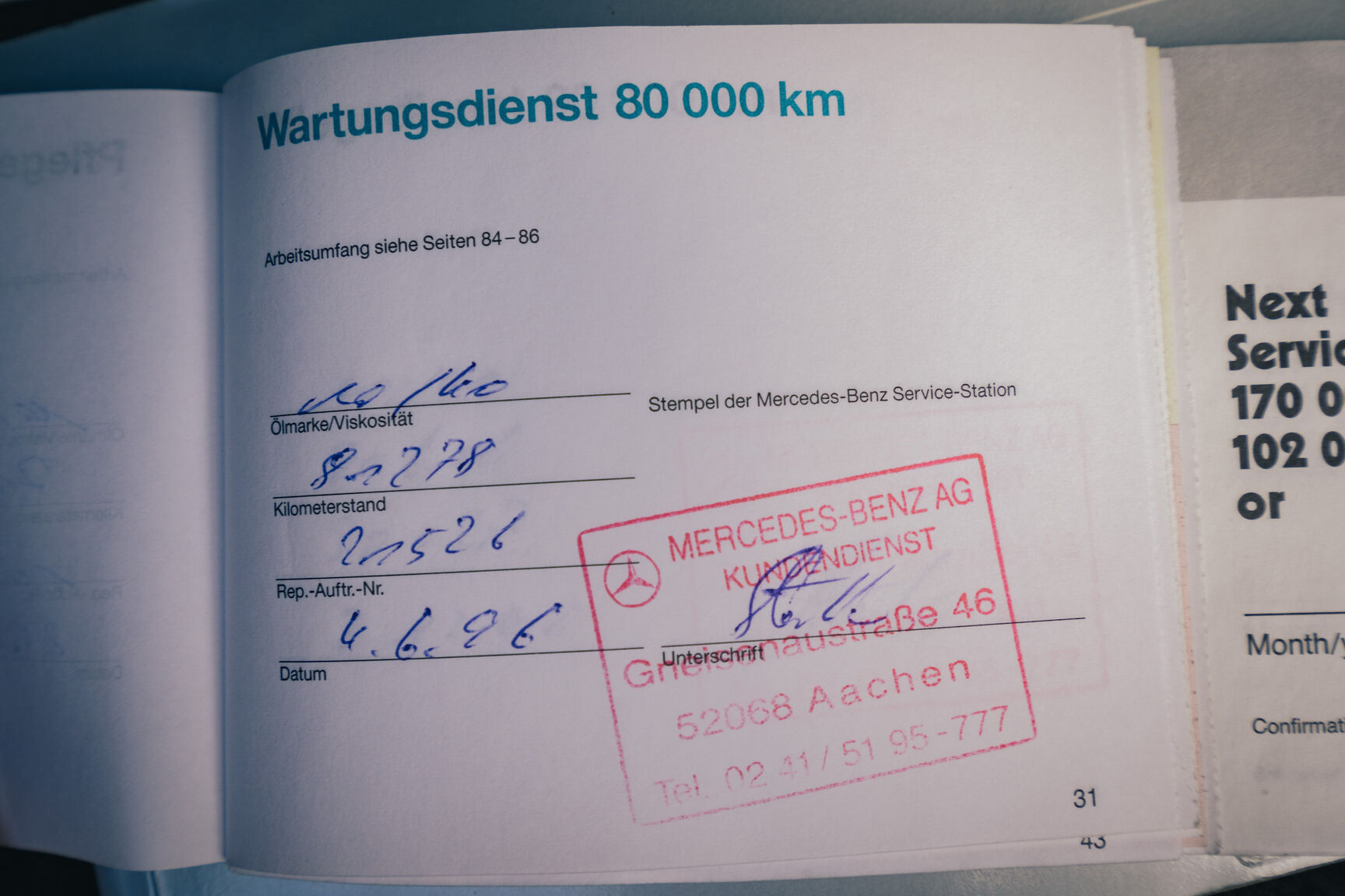 Dokumentation, 1992 Mercedes-Benz 500 SE (11)