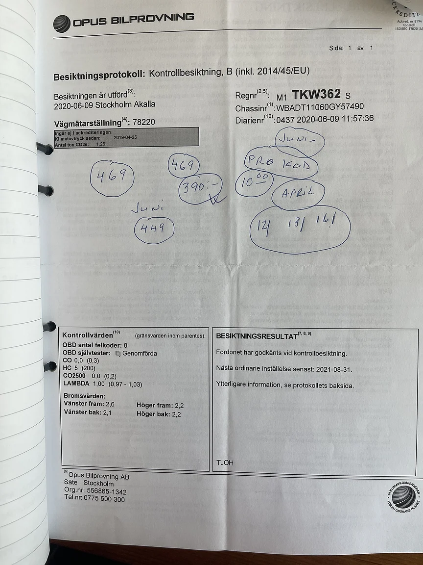 Documentation for 2002 BMW 520i (8)