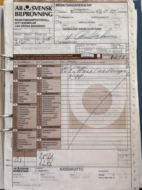 Dokumentation, 1986 Mercedes 280 GE (27)