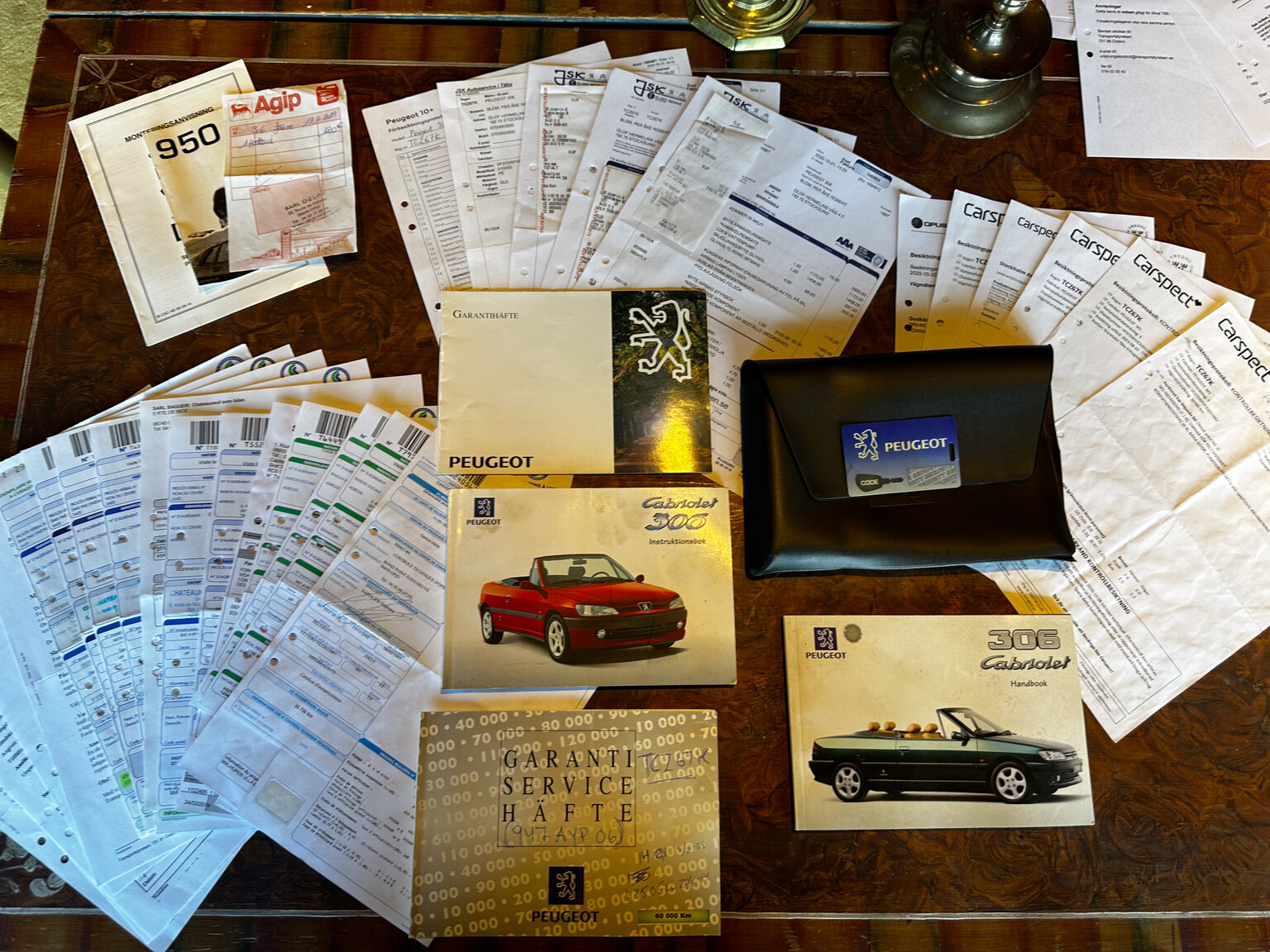 Dokumentation för 1997 Peugeot 306 Cabriolet