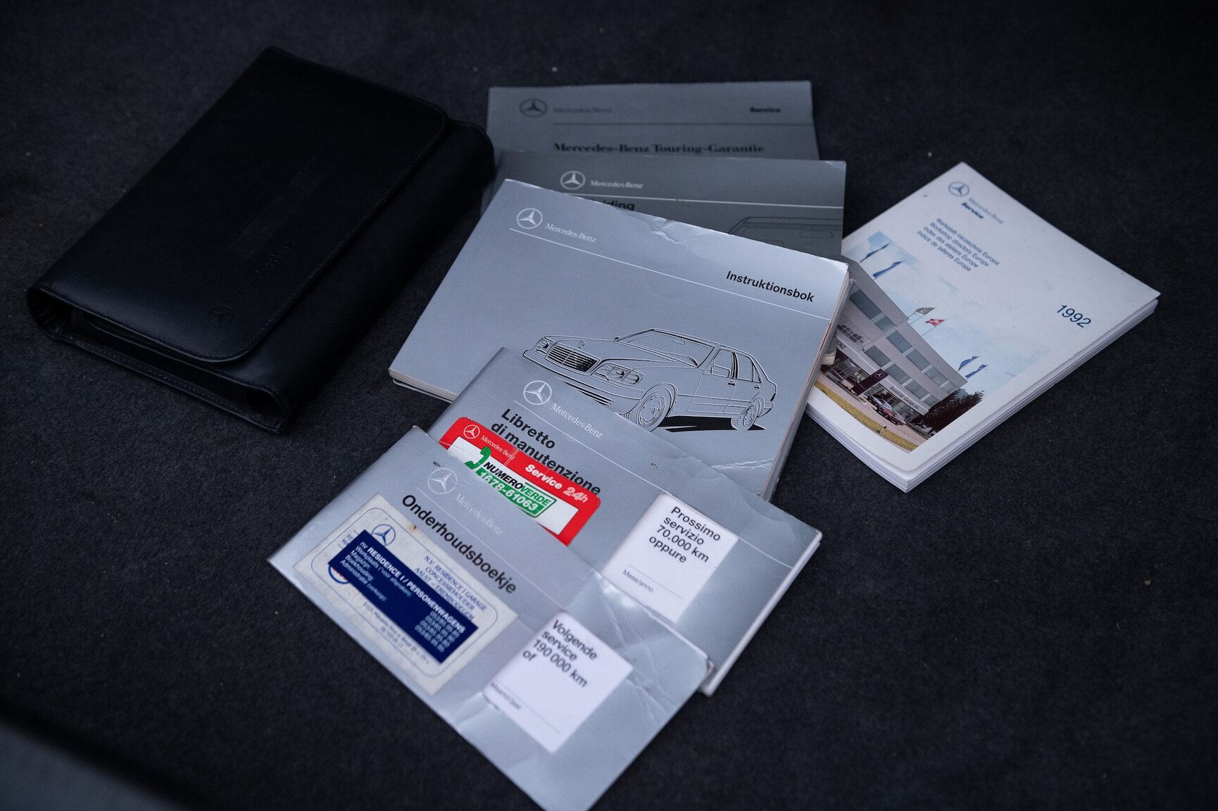Documentation for 1992 Mercedes-Benz 500 SE