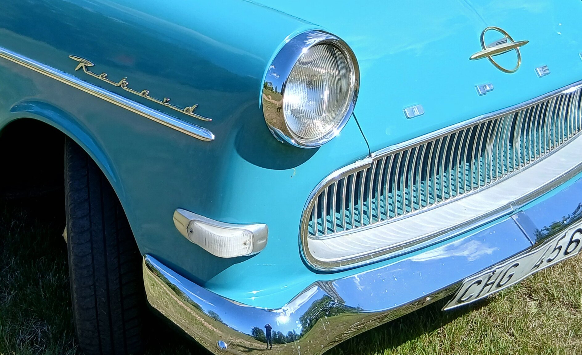 Aussenfoto 1958 Opel Olympia Rekord