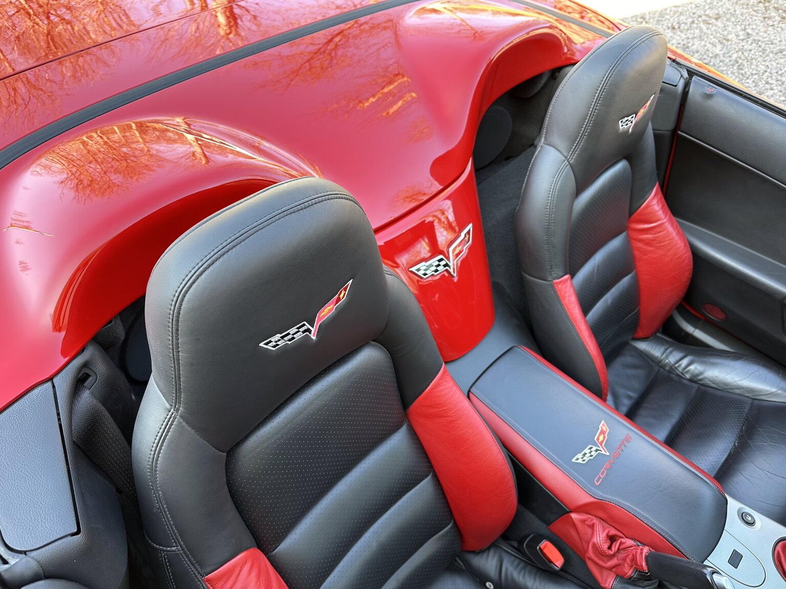 Interiörbild 2005 Corvette C6 Z51 Cabriolet