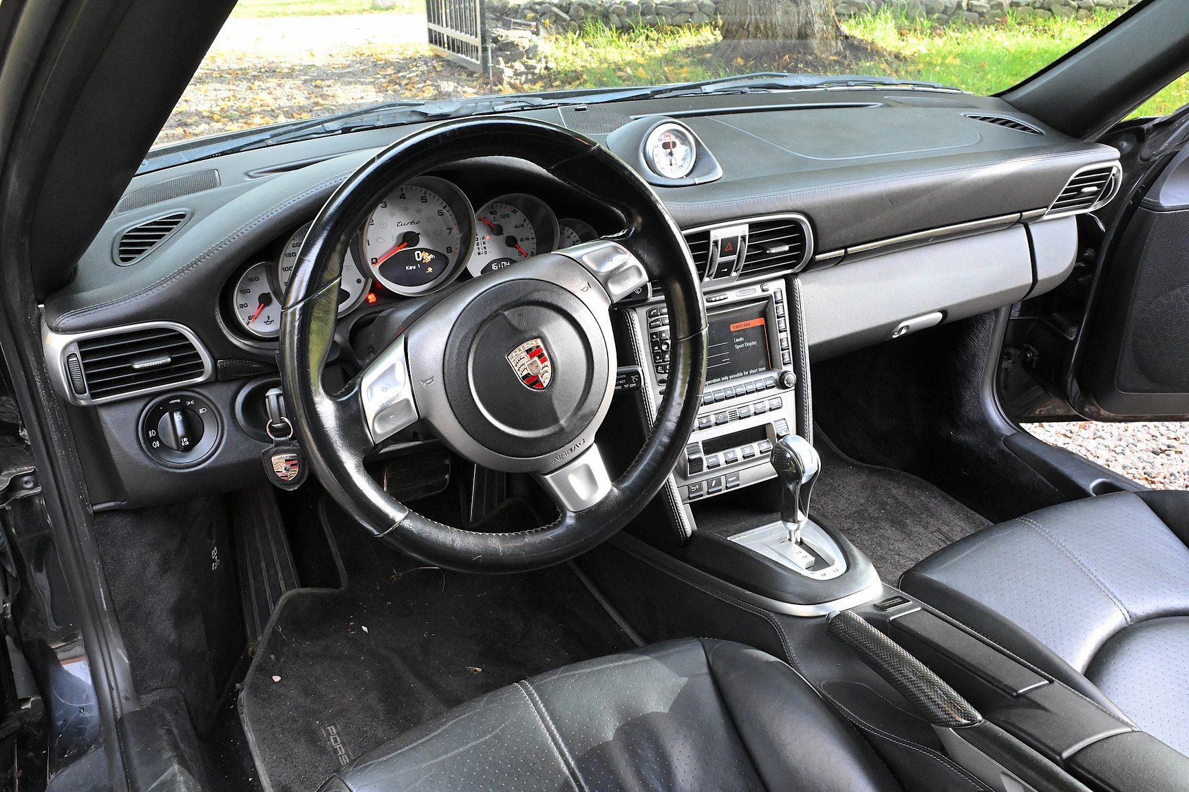 Interiörbild 2007 Porsche 911 997 Turbo