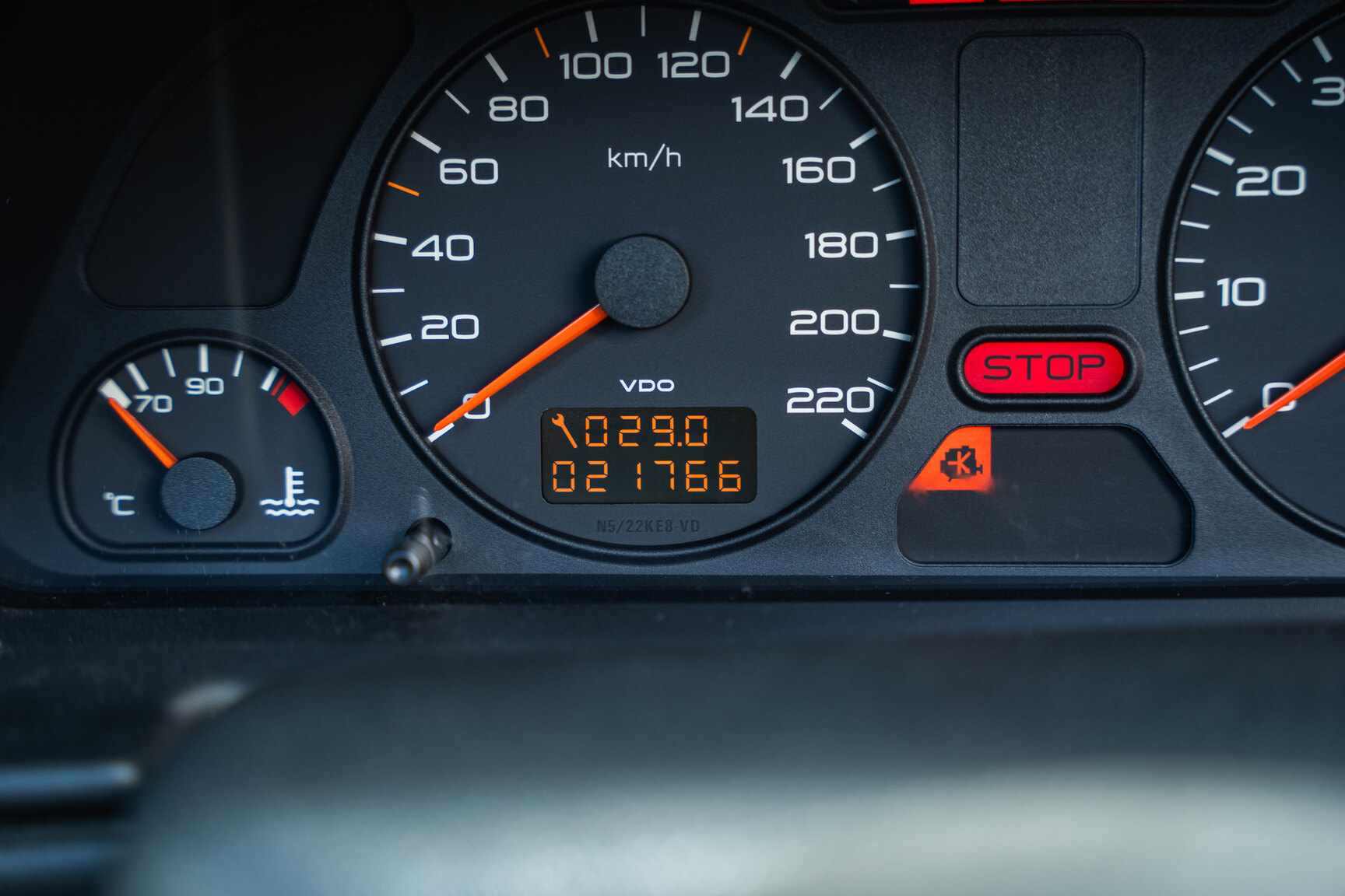 Interiörbild 1997 Peugeot 306 Cabriolet