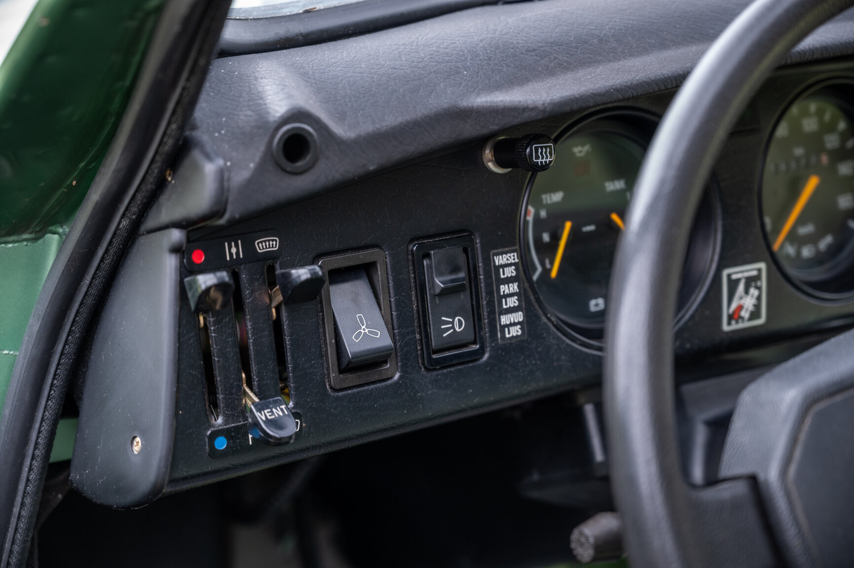 Interiörbild 1979 Saab 96 GL
