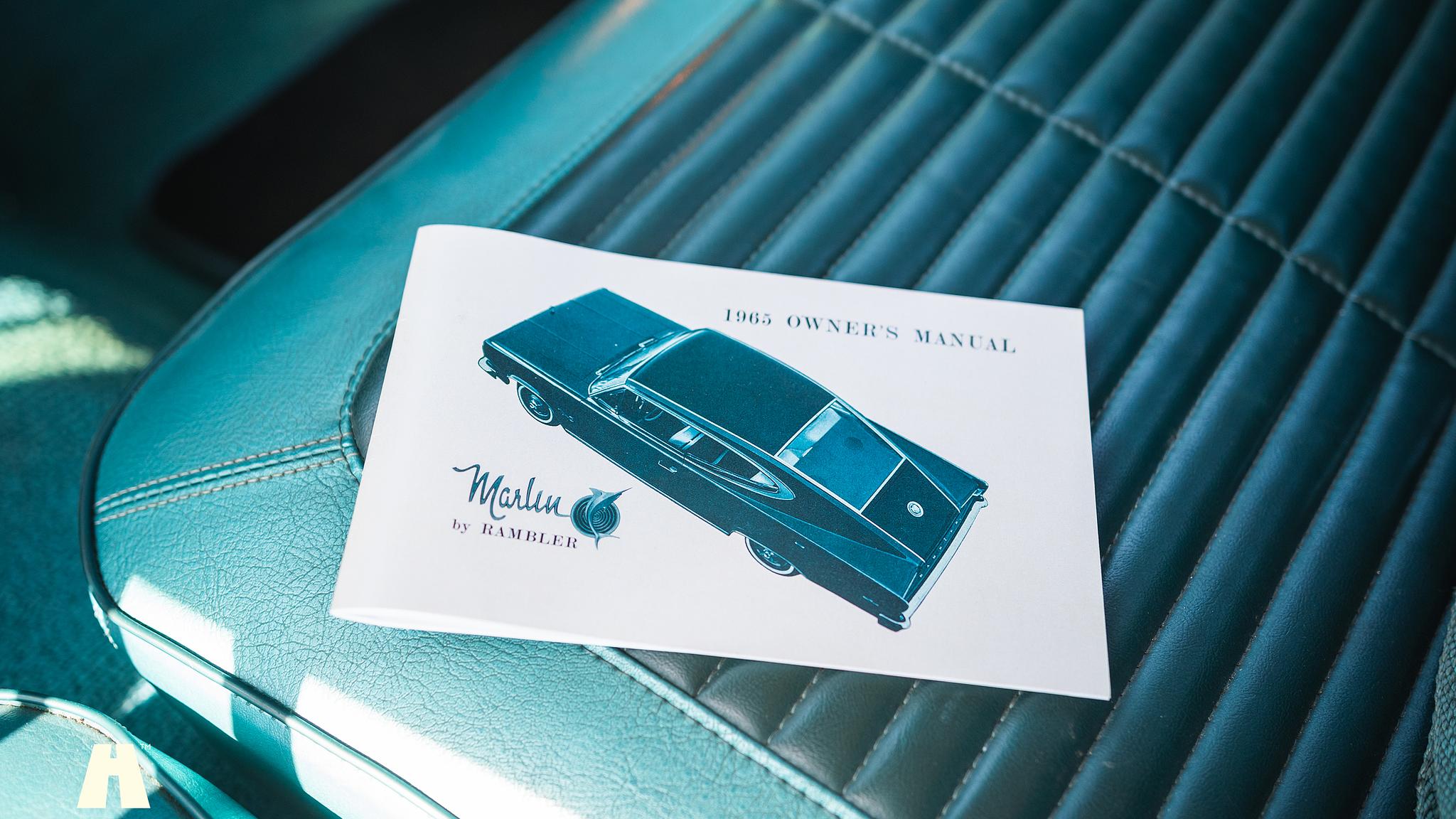 Interiörbild 1965 AMC Rambler Marlin 327 CUI 5.4 V8