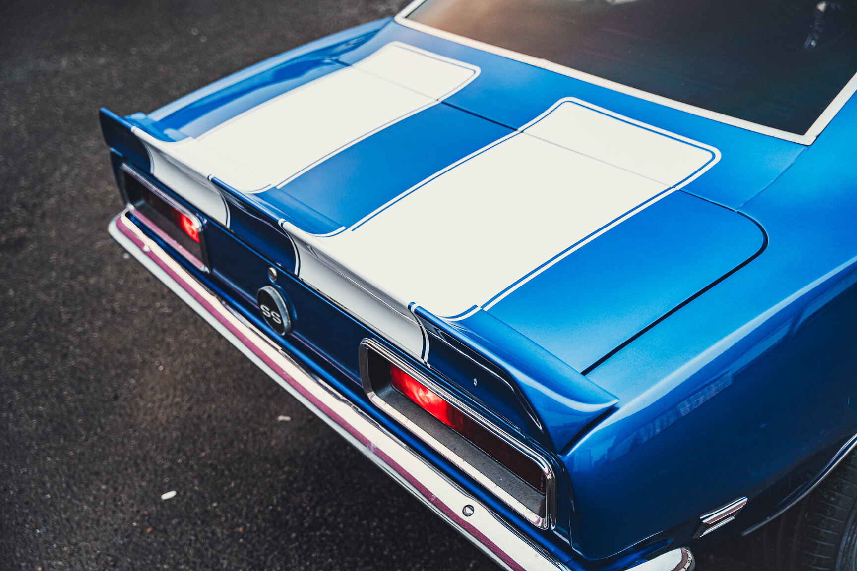 Exteriörbild på 1968 Chevrolet Camaro - Ett sista race