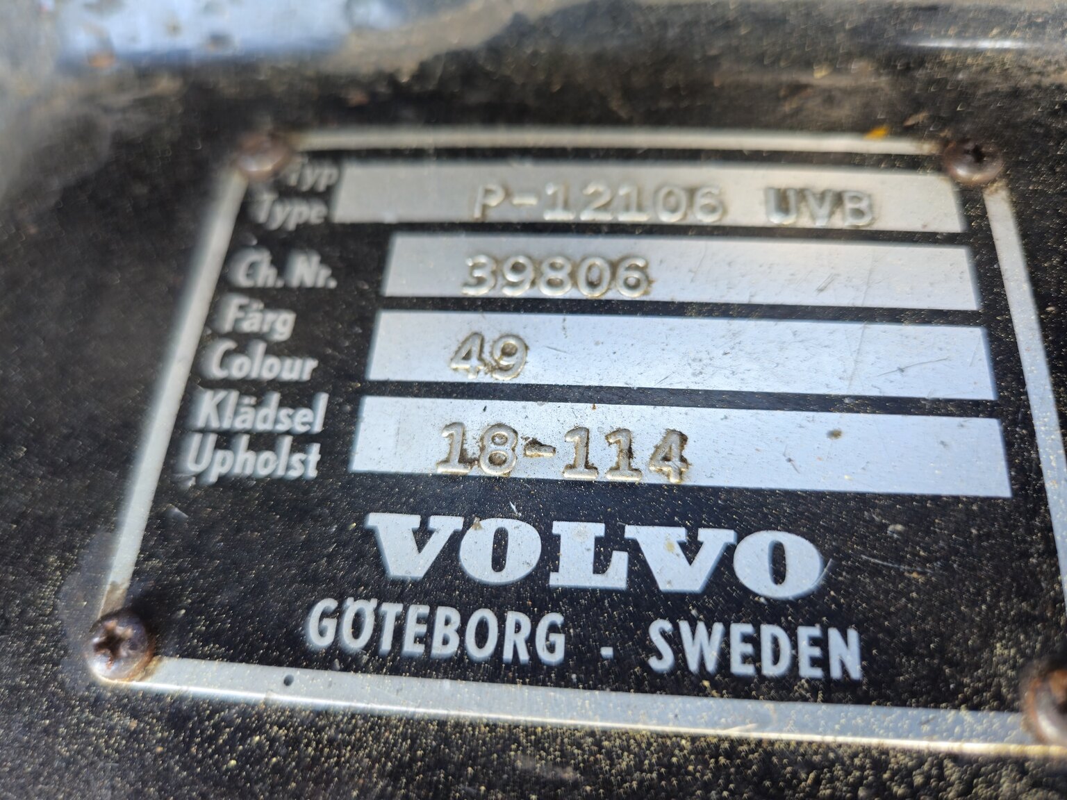 Image of 1960 Volvo Amazon 121 1.6 mechanics