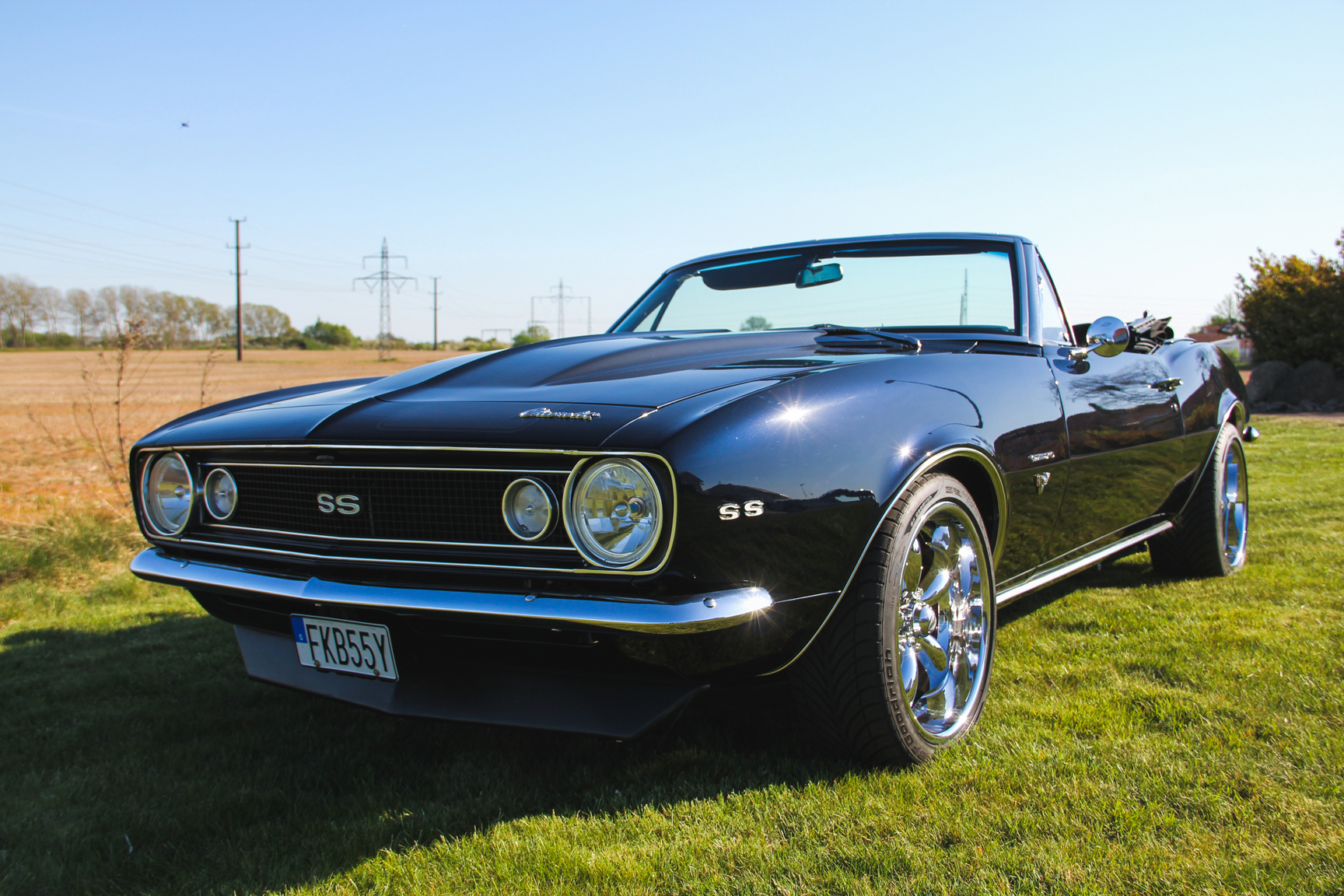 Aussenfoto 1967 Chevrolet Camaro 383ci Convertible (10)