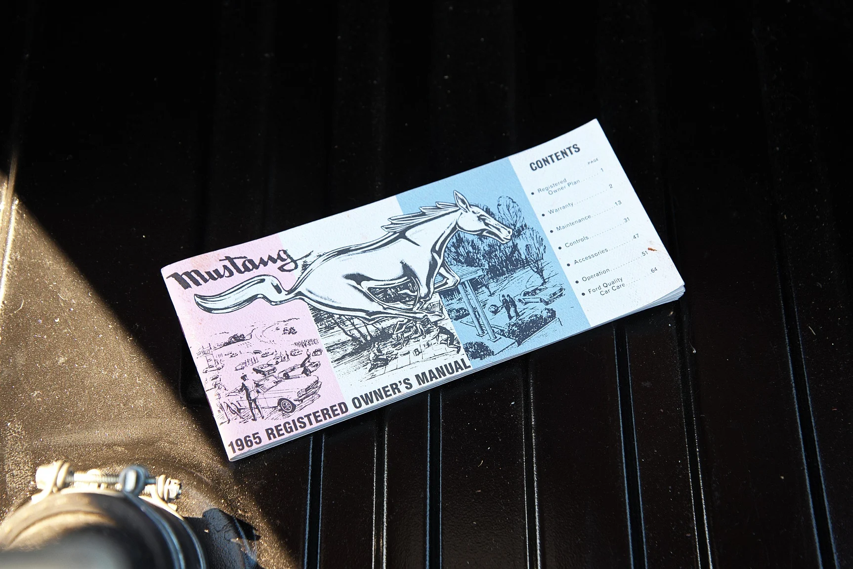 Dokumentation, 1965 Ford Mustang HT 289cui (1)
