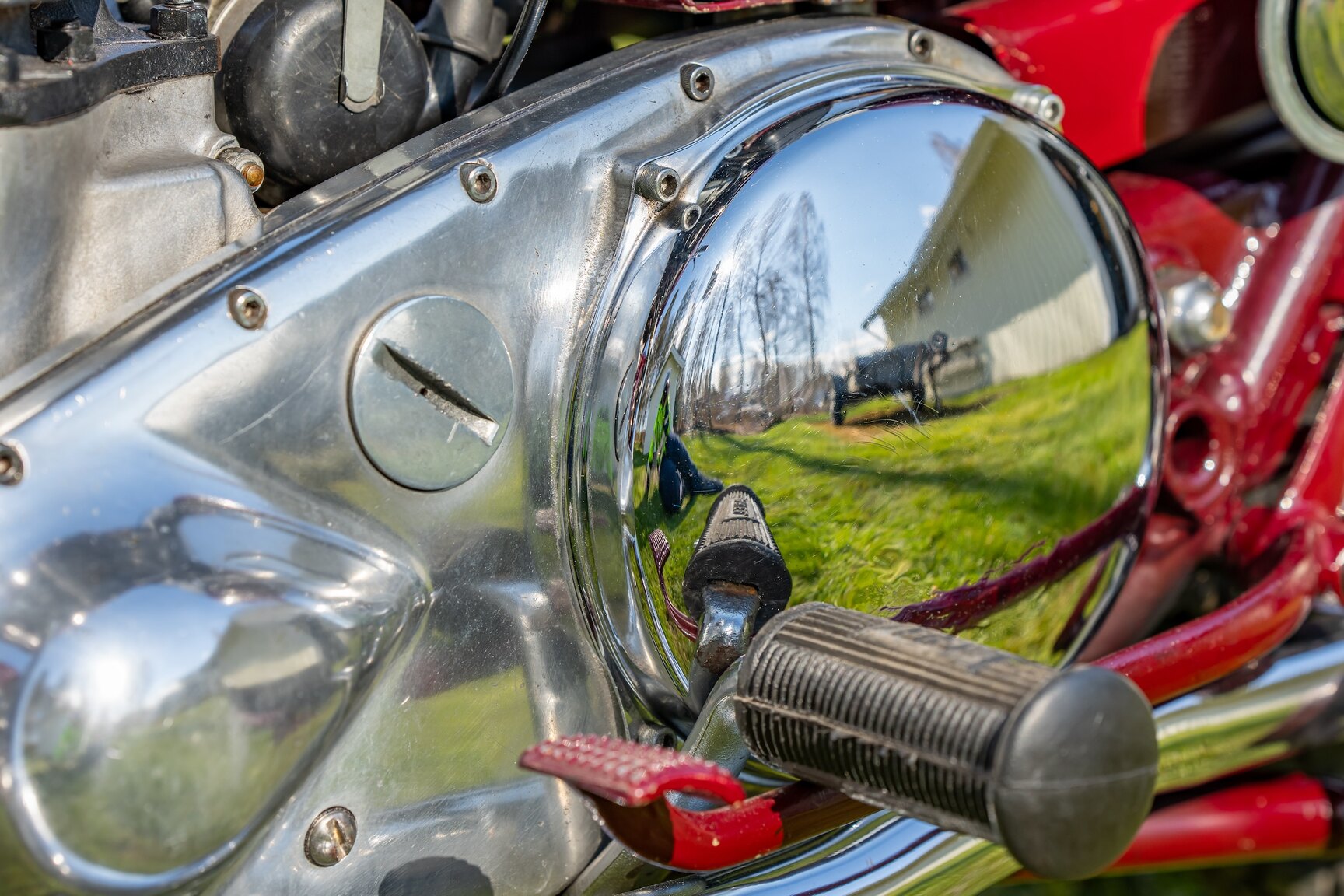 Image of 1954 Ariel FH 650 Huntsmaster Twin mechanics
