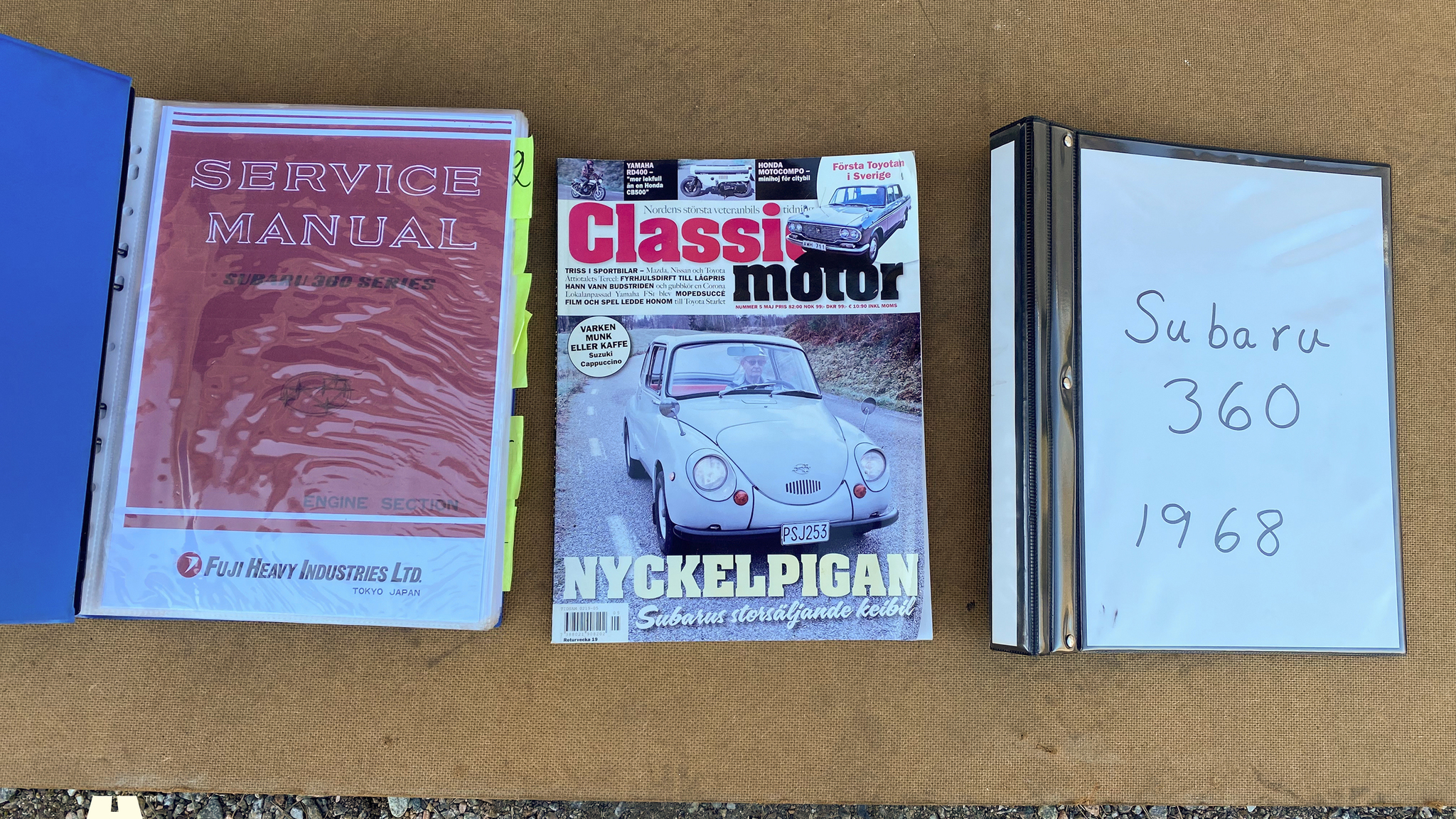 Dokumentation för 1968 Subaru 360 Deluxe (1)