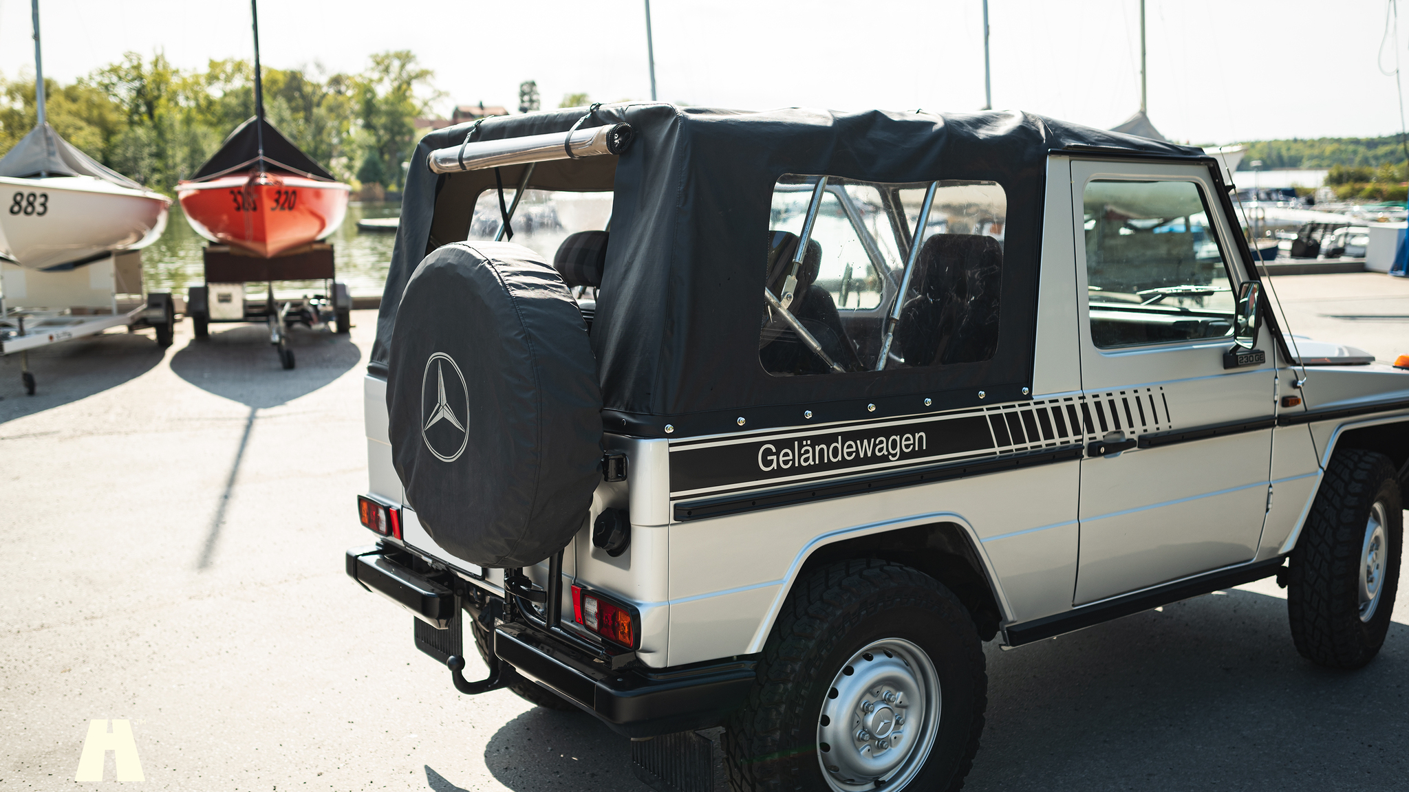 Exterior image of 1985 Mercedes 230GE Cabrio