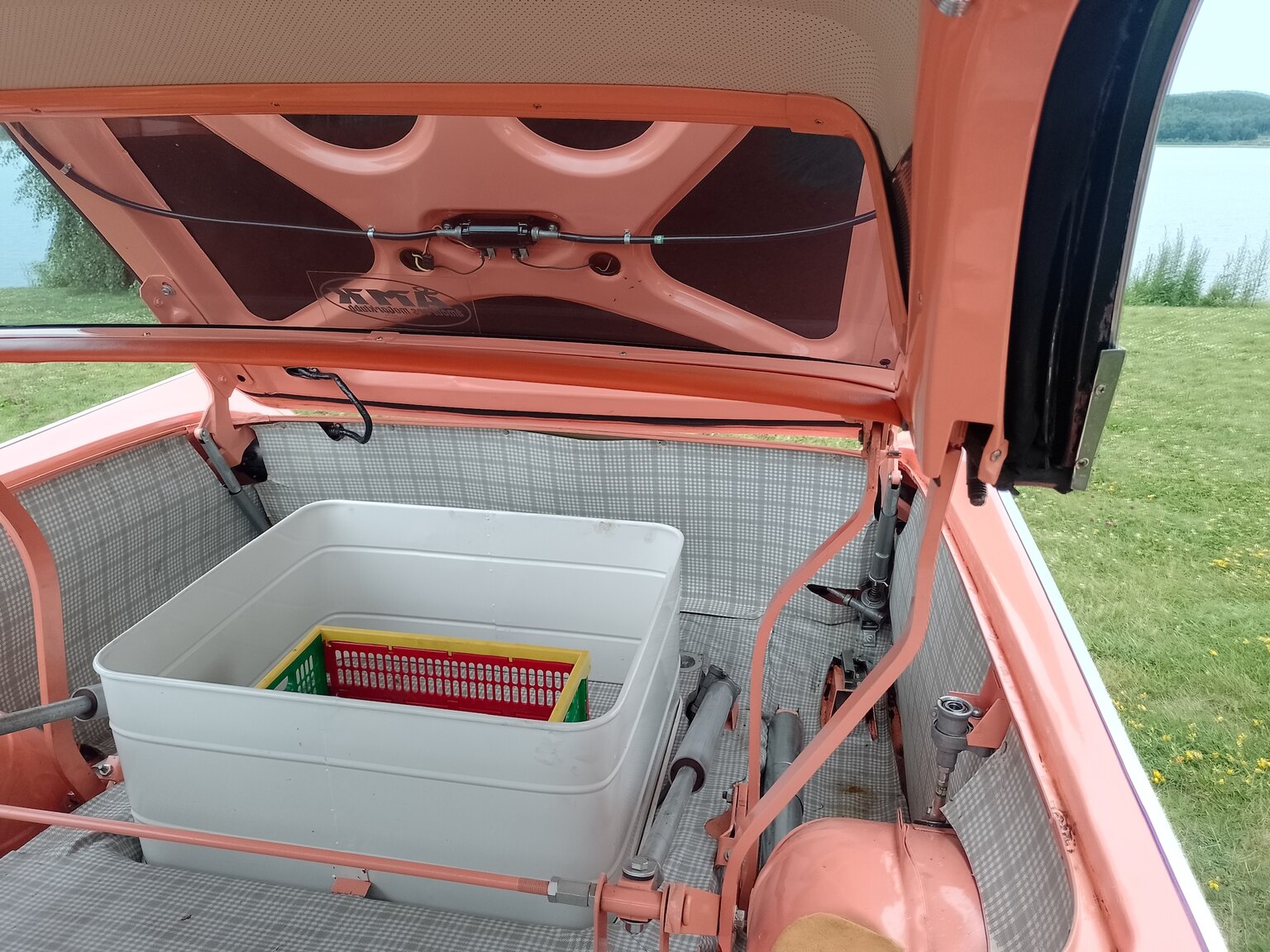 Interiörbild 1957 Ford Fairlane 500 Skyliner Retract