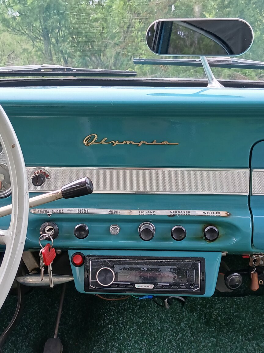 Interior image of 1958 Opel Olympia Rekord
