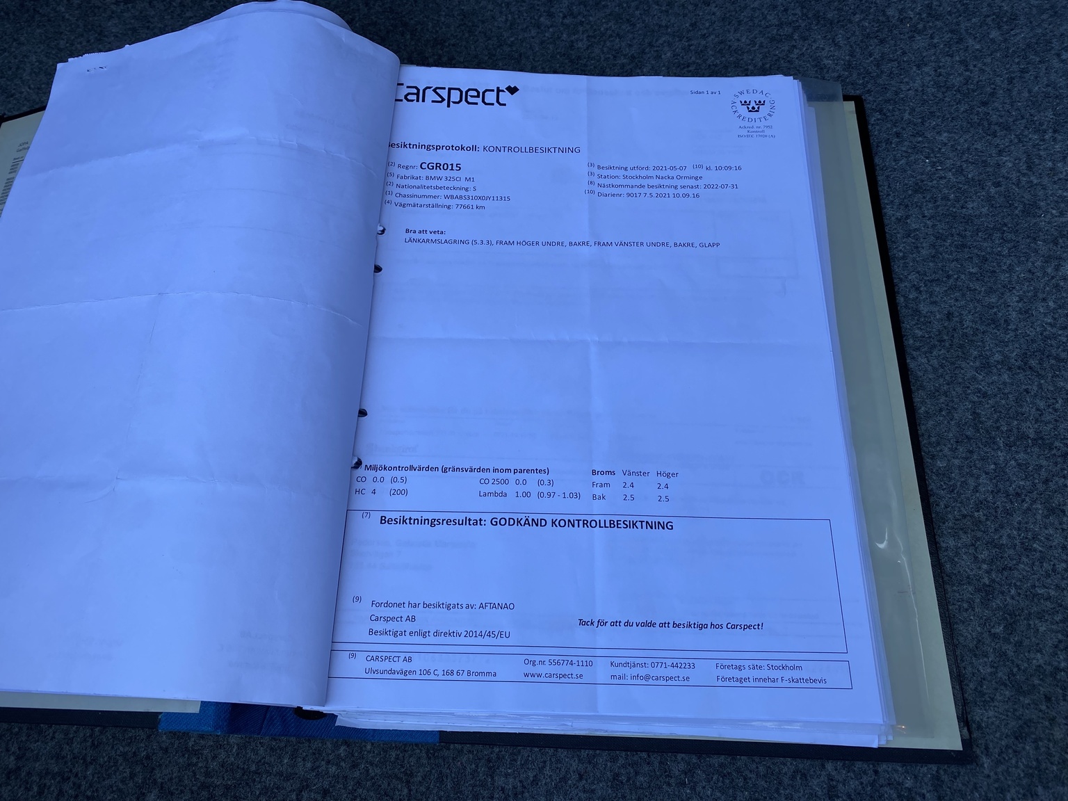 Documentation for 2001 BMW E46 325 Cabriolet (23)