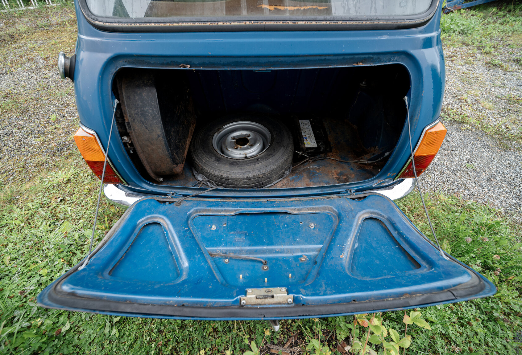 Innenraumfoto von 1972 Austin Mini 1000