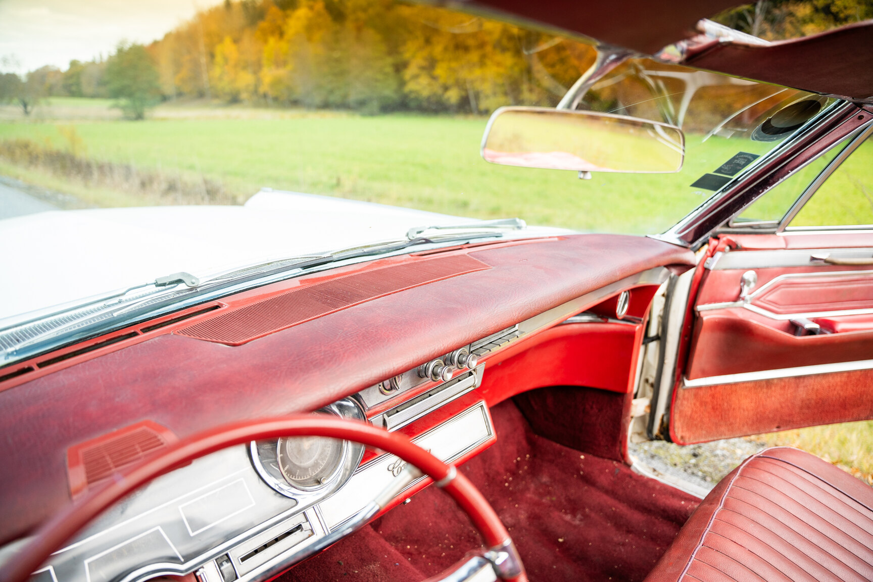 Interior image of 1965 Cadillac De Ville convertible