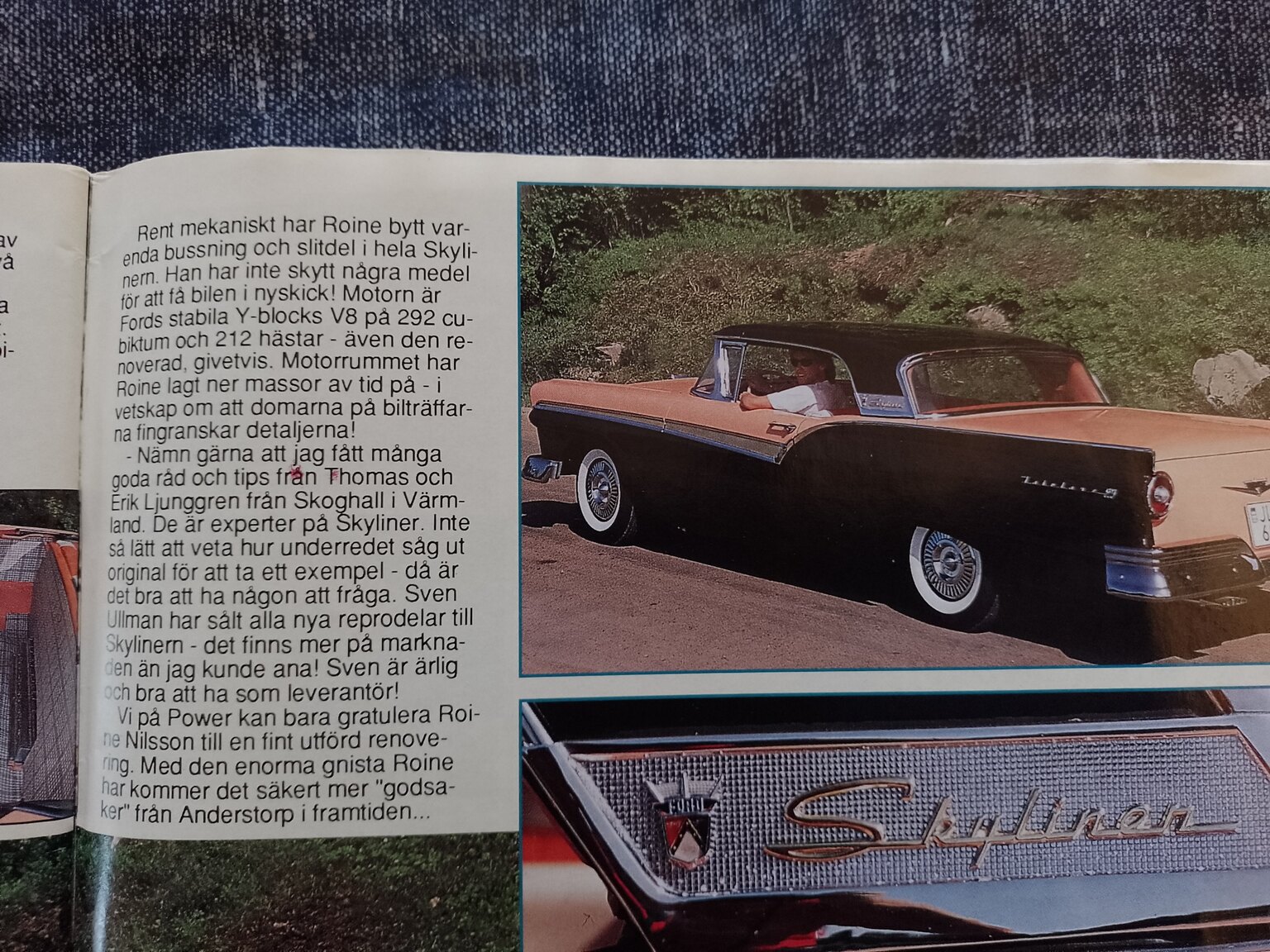 Documentation for 1957 Ford Fairlane 500 Skyliner Retract