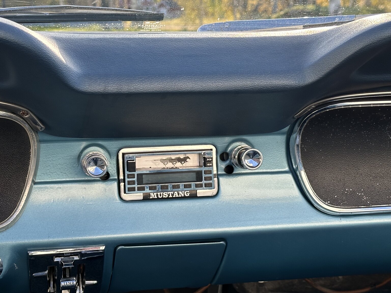 Interiörbild 1966 Ford Mustang Convertible