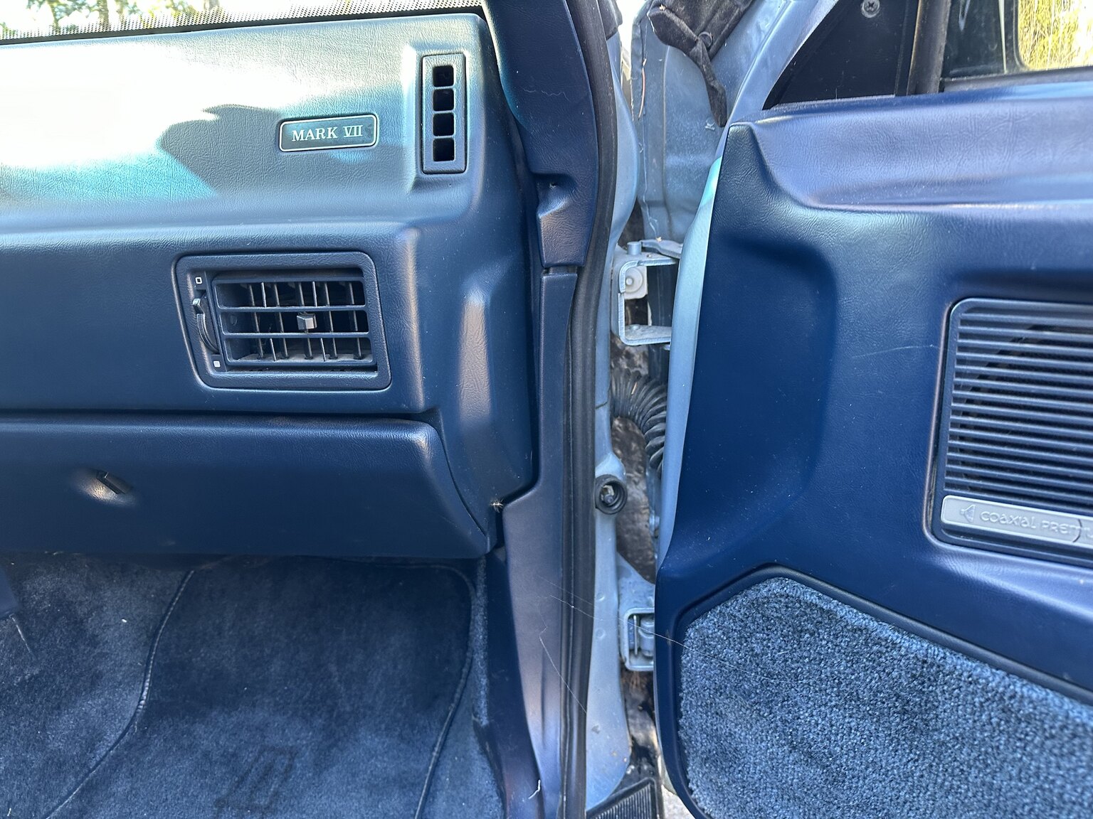 Interiörbild 1987 Lincoln Mark VII LSC