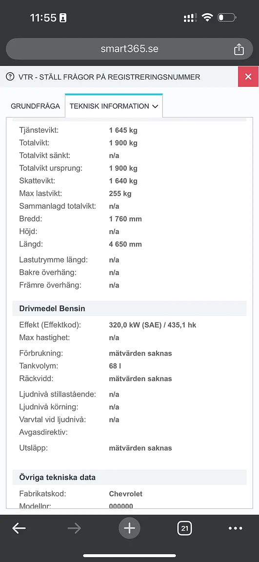 Dokumentation för 1971 Chevrolet Corvette Stingray Special 598 cui V8 795 hk (21)