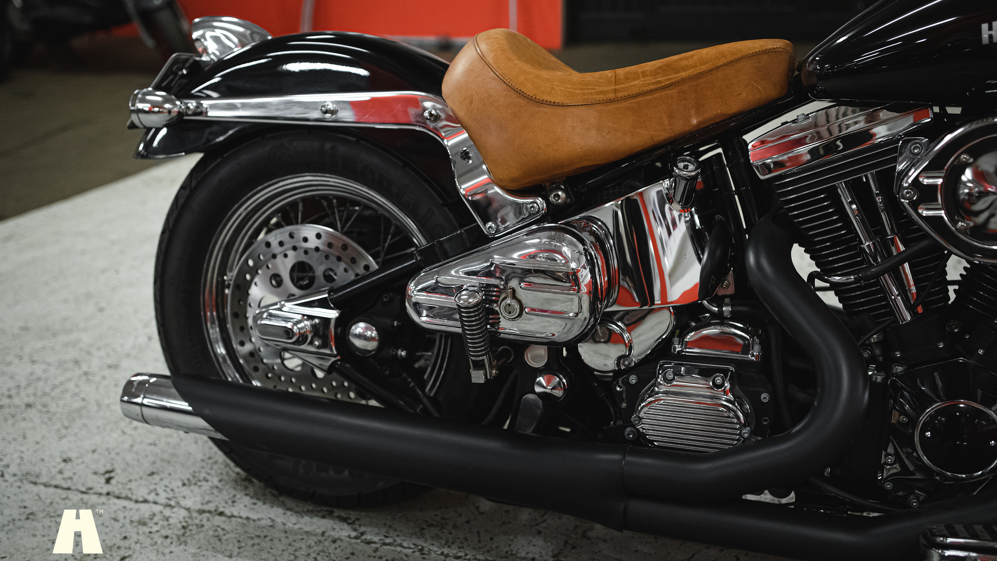 Exteriörbild på 1990 Harley Davidson Heritage Softail Classic Custom