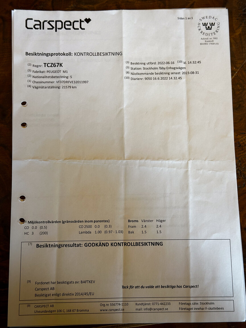Documentation for 1997 Peugeot 306 Cabriolet (24)