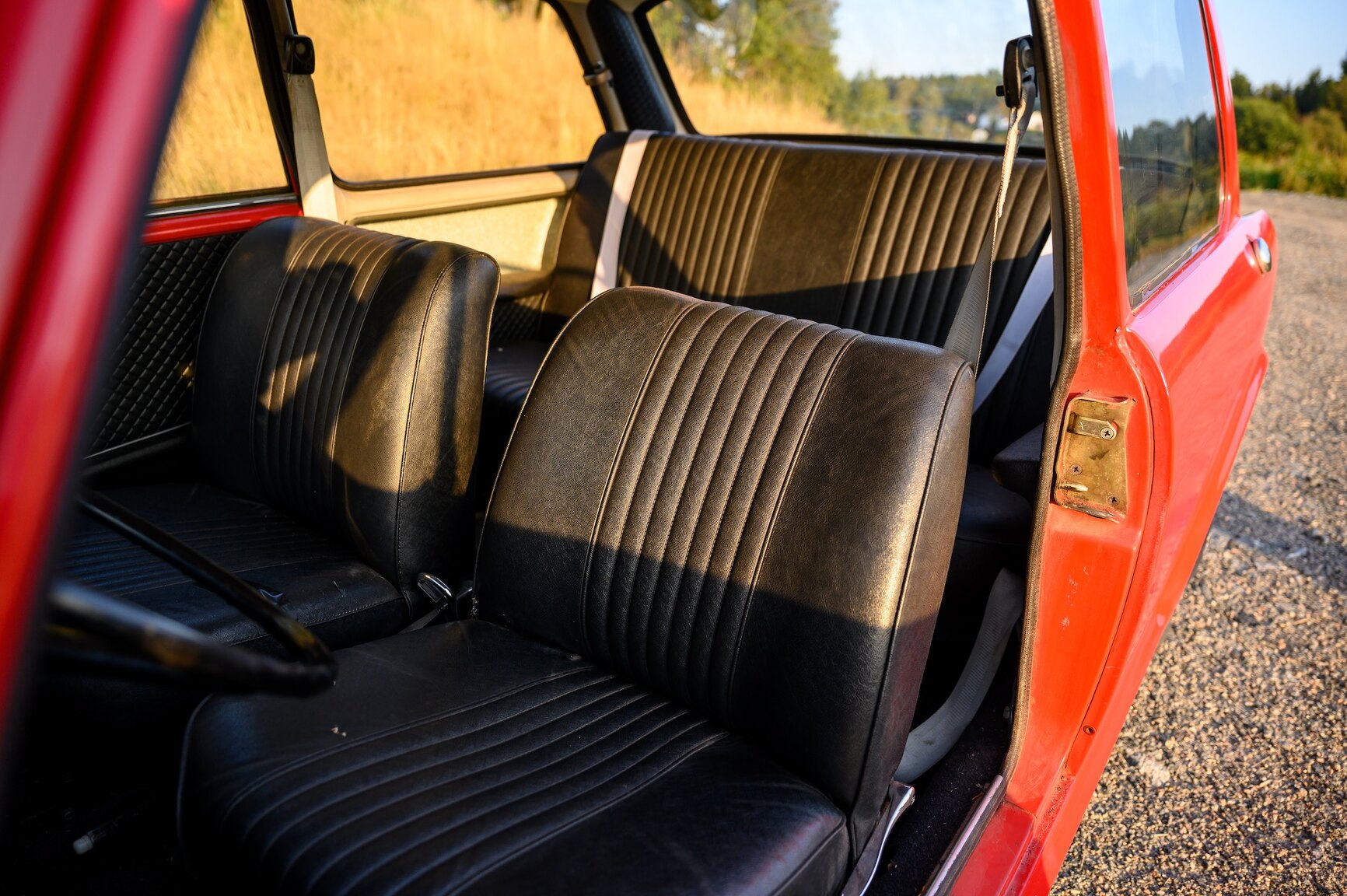 Interiörbild 1970 BMC Morris 1300 MKII