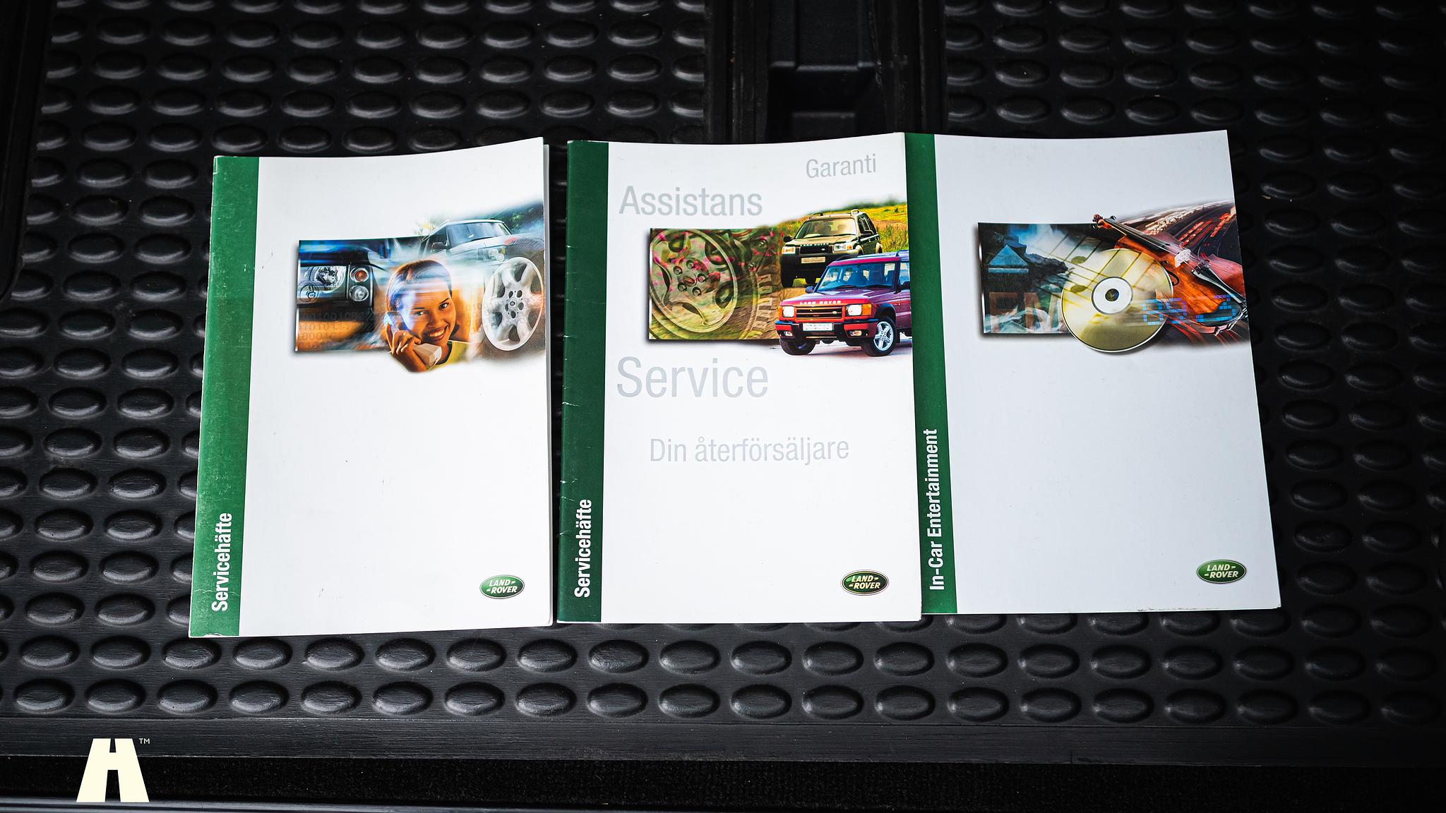 Documentation for 2003 Land Rover Discovery II, 2003
