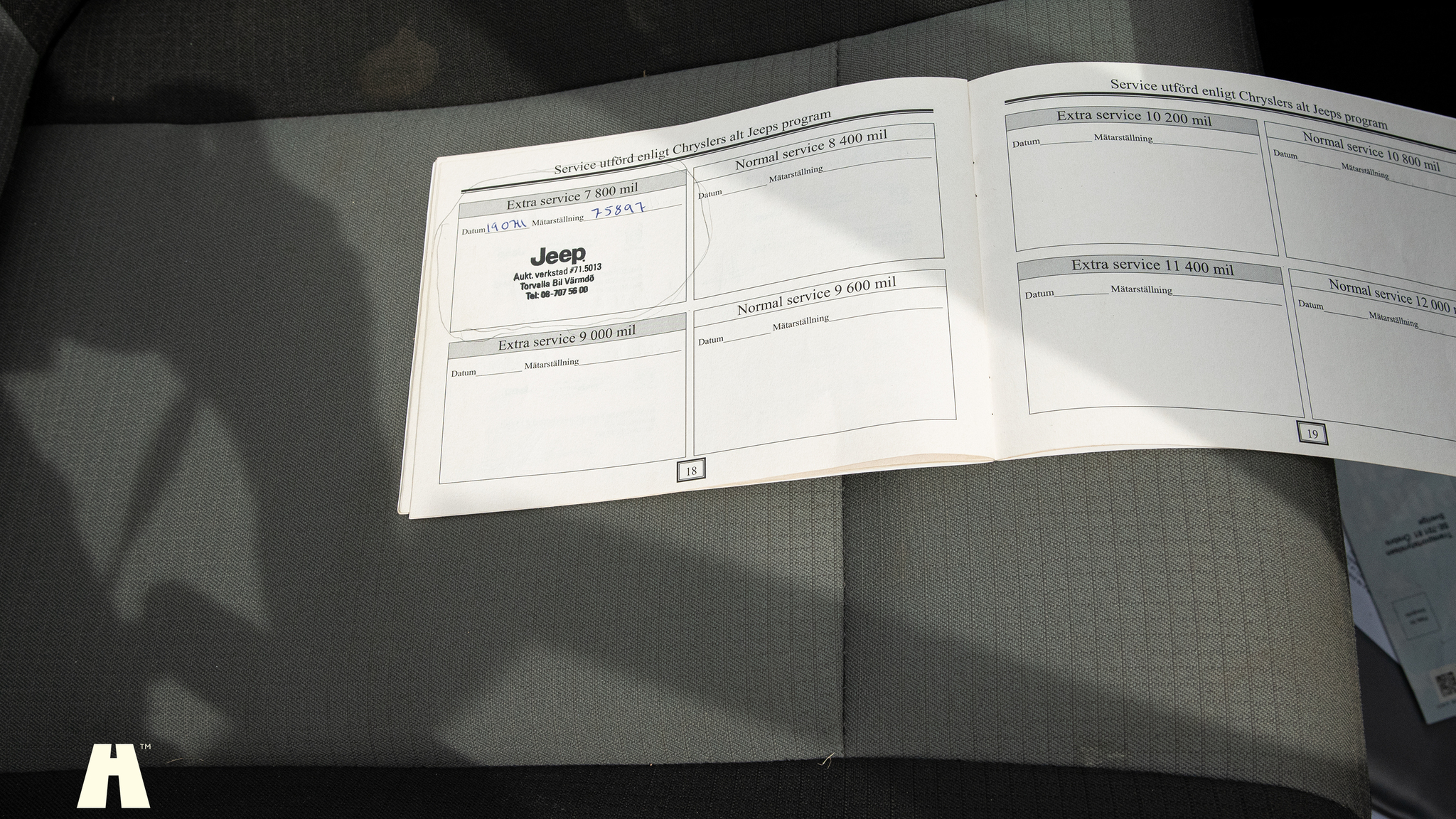 Dokumentation för 2006 Jeep Wrangler 4.0L Sahara 