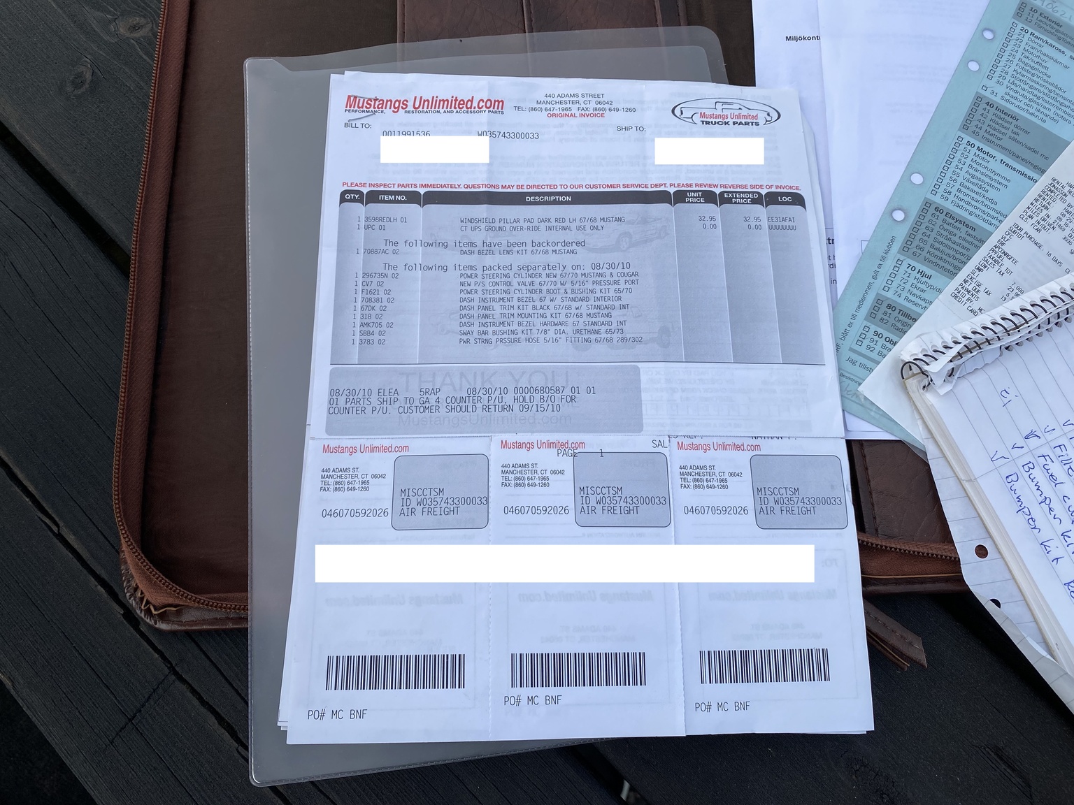 Dokumentation för 1967 Ford Mustang Fastback (6)